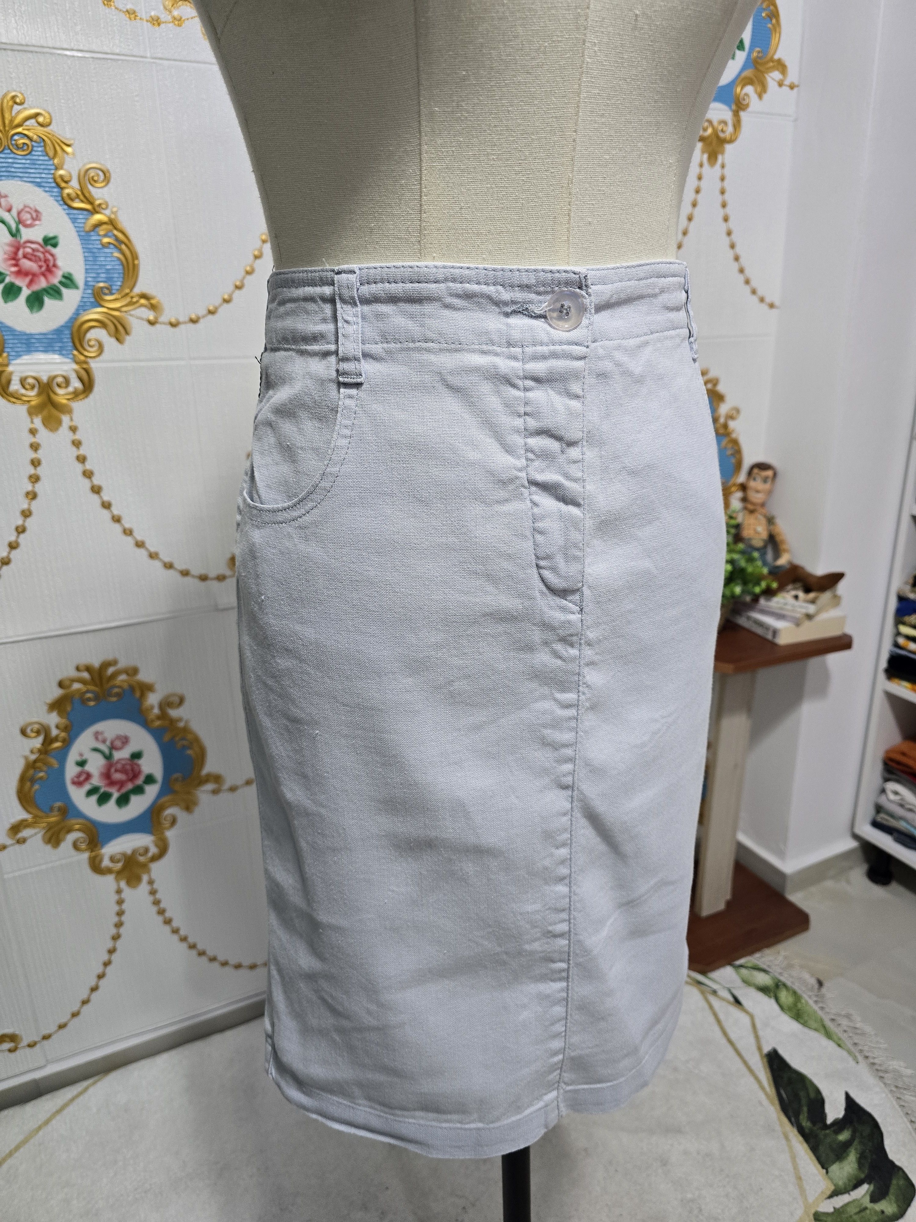 Giorgio Armani × Vintage ARMANI JEANS Vintage Size Medium LINEN EXCELLENT Size 30" / US 8 / IT 44 - 3 Thumbnail