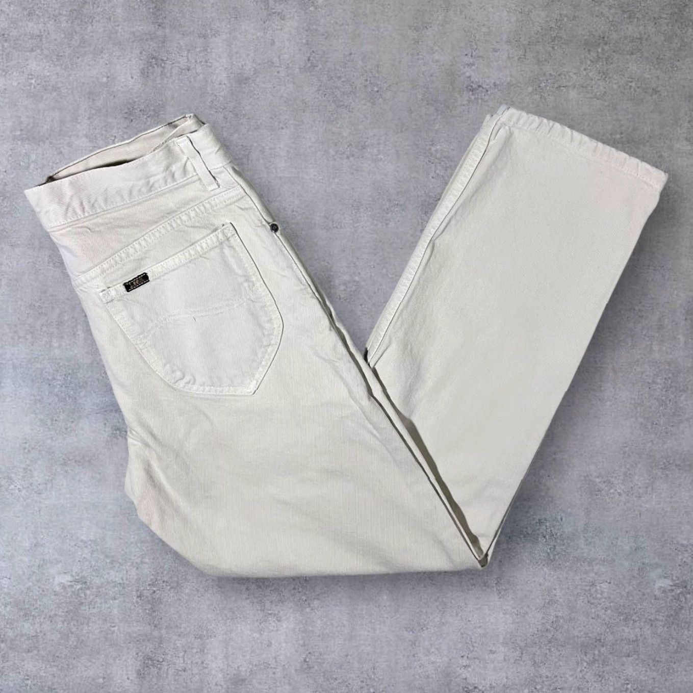 Lee VINTAGE Lee Brooklyn Classic Cream Straight Leg Regular Fit Denim Jeans W32 L30 Mens Jeans Size US 32 / EU 48 - 2 Thumbnail
