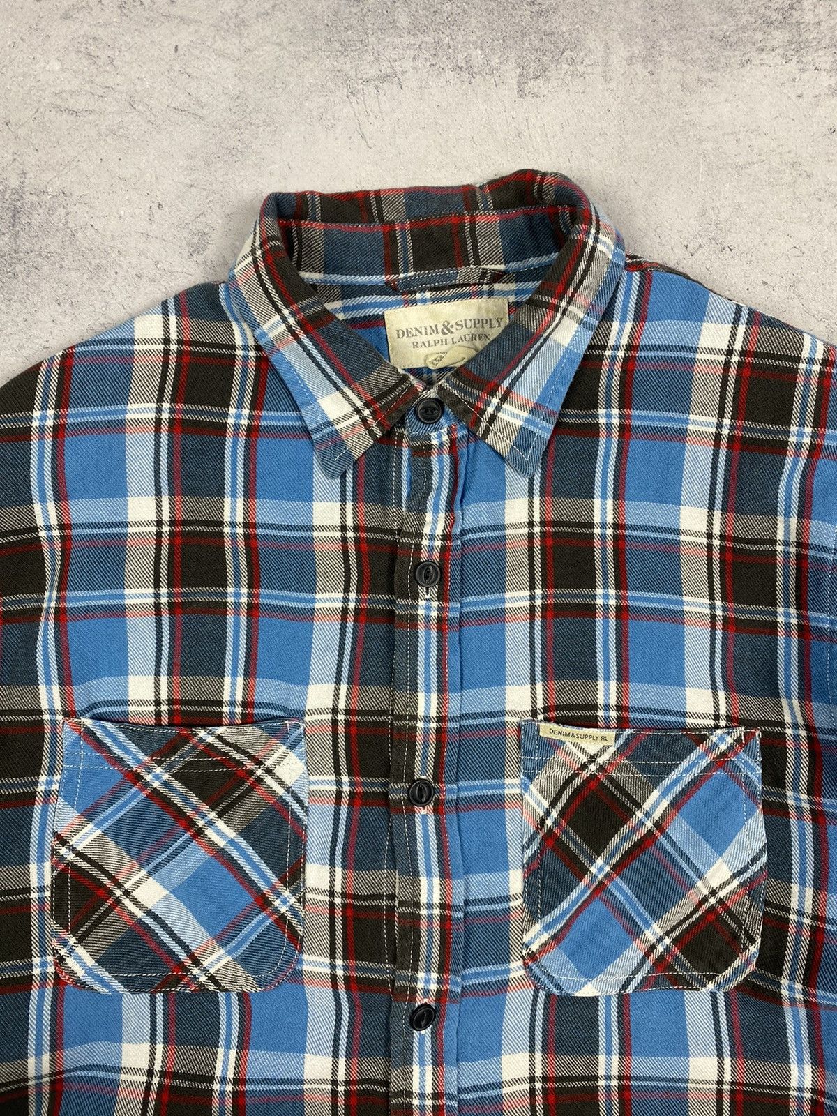 Denim & Supply Ralph Lauren Denim Supply Ralph Lauren Plaid Flannel Checkered Shirt Size US M / EU 48-50 / 2 - 5 Thumbnail
