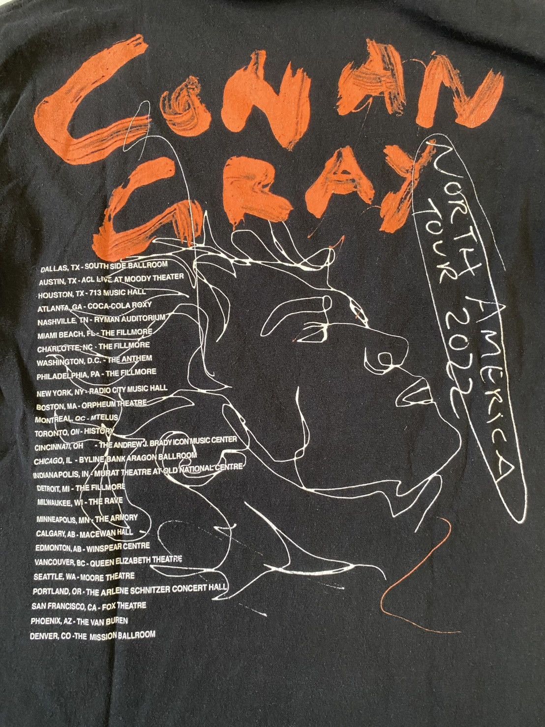 Band Tees Conan Gray Tour Promo Tee Size US M / EU 48-50 / 2 - 5 Thumbnail