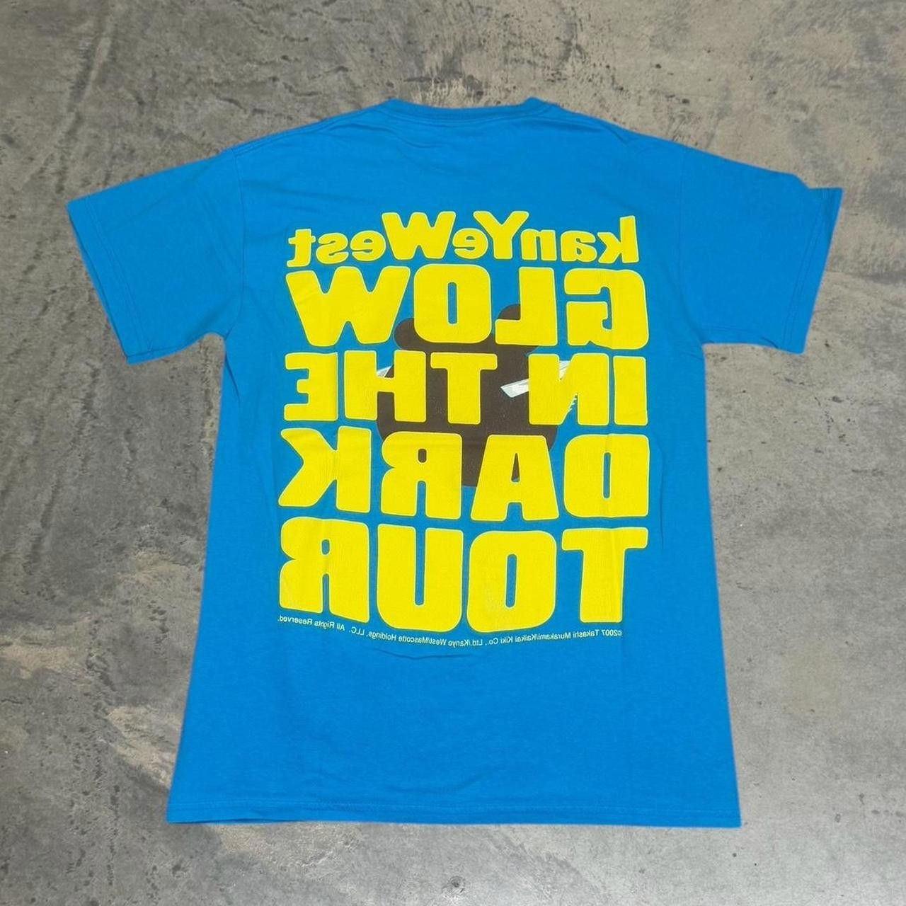 Band Tees × Gildan × Vintage Vintage Y2K Murakami Kanye Glow In The Dark Tour T-Shirt Size US S / EU 44-46 / 1 - 4 Thumbnail
