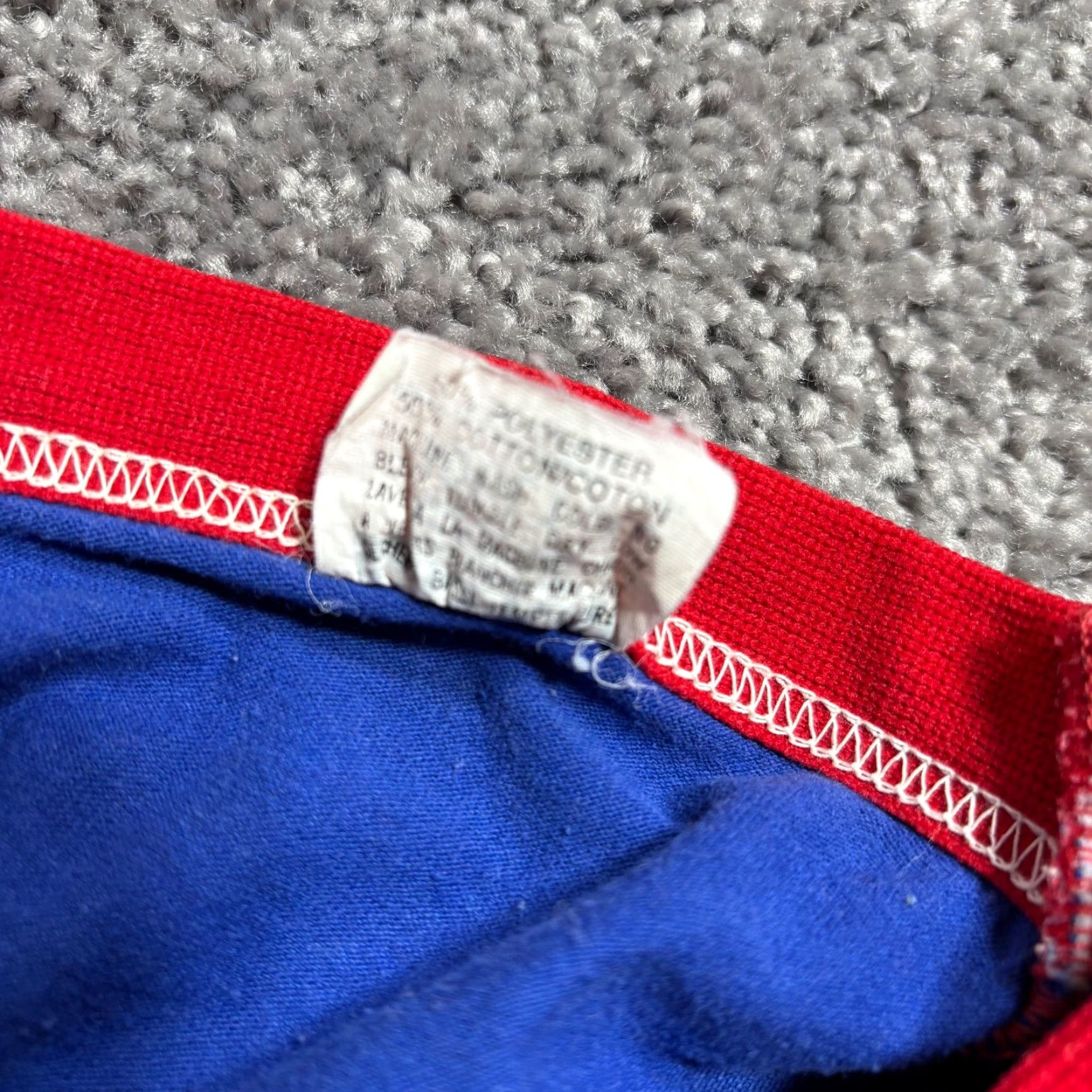 Vintage VINTAGE Chicago Cubs Ringer Tee XL Blue Sand Knit Knit T-Shirt USA Men Short Sleeve V-Neck 70s 80s Size US XL / EU 56 / 4 - 6 Thumbnail