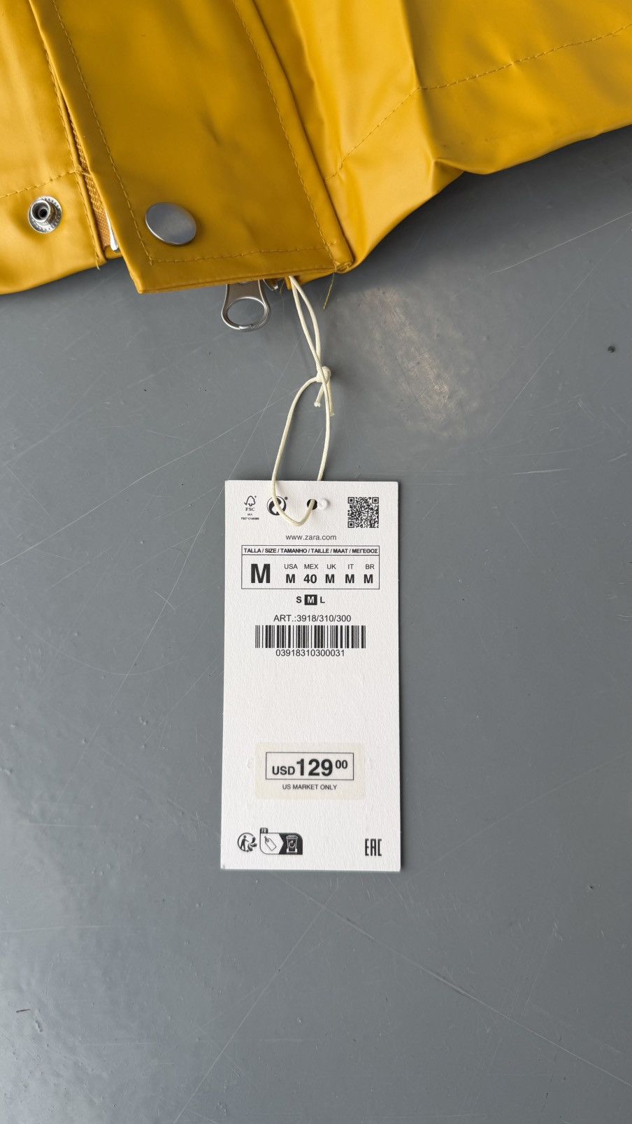 Zara Zara Raincoat Brand New Size US M / EU 48-50 / 2 - 2 Thumbnail