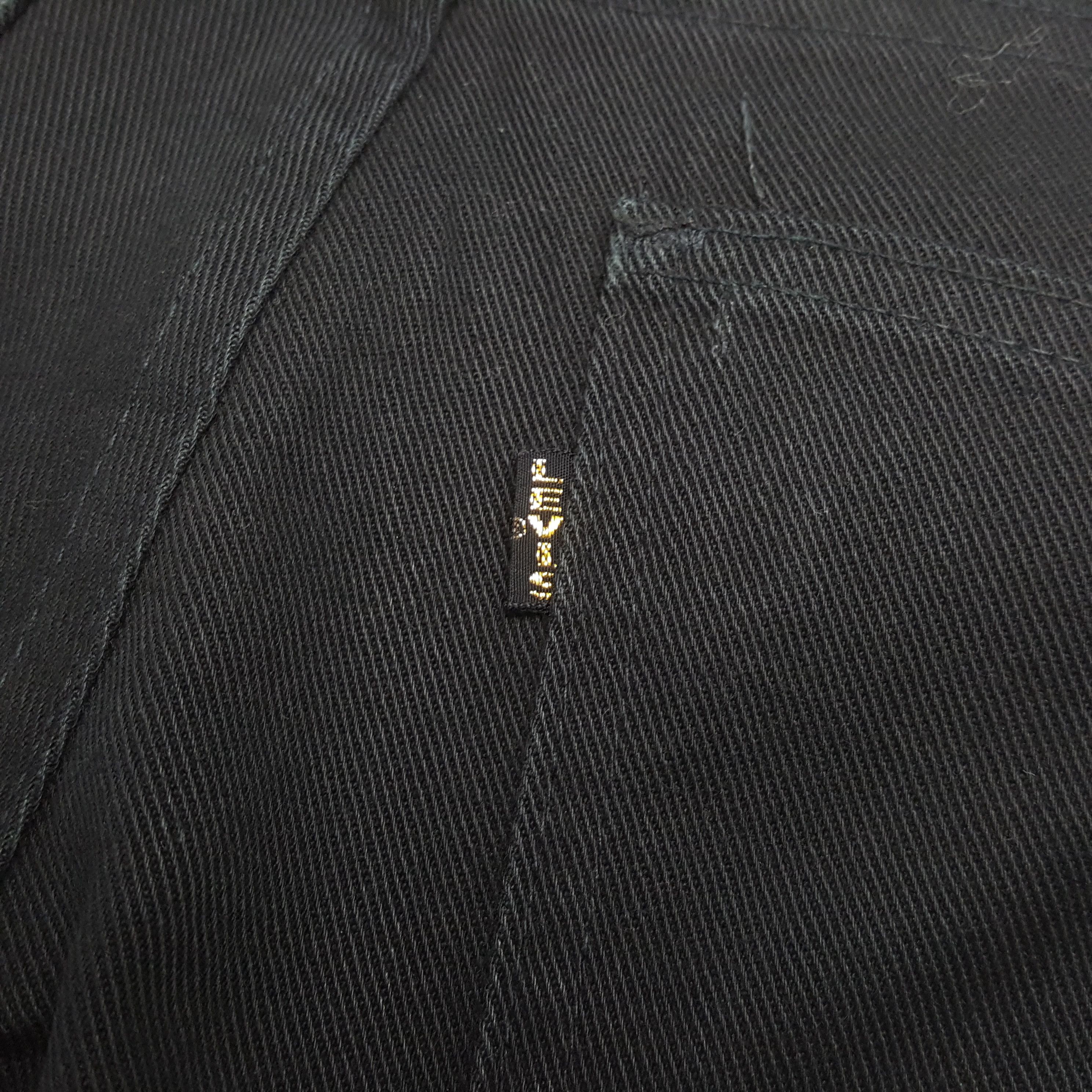 Levi's Vintage Levi's Sta Prest Bootcut Black Jeans RR15 Size US 30 / EU 46 - 13 Thumbnail