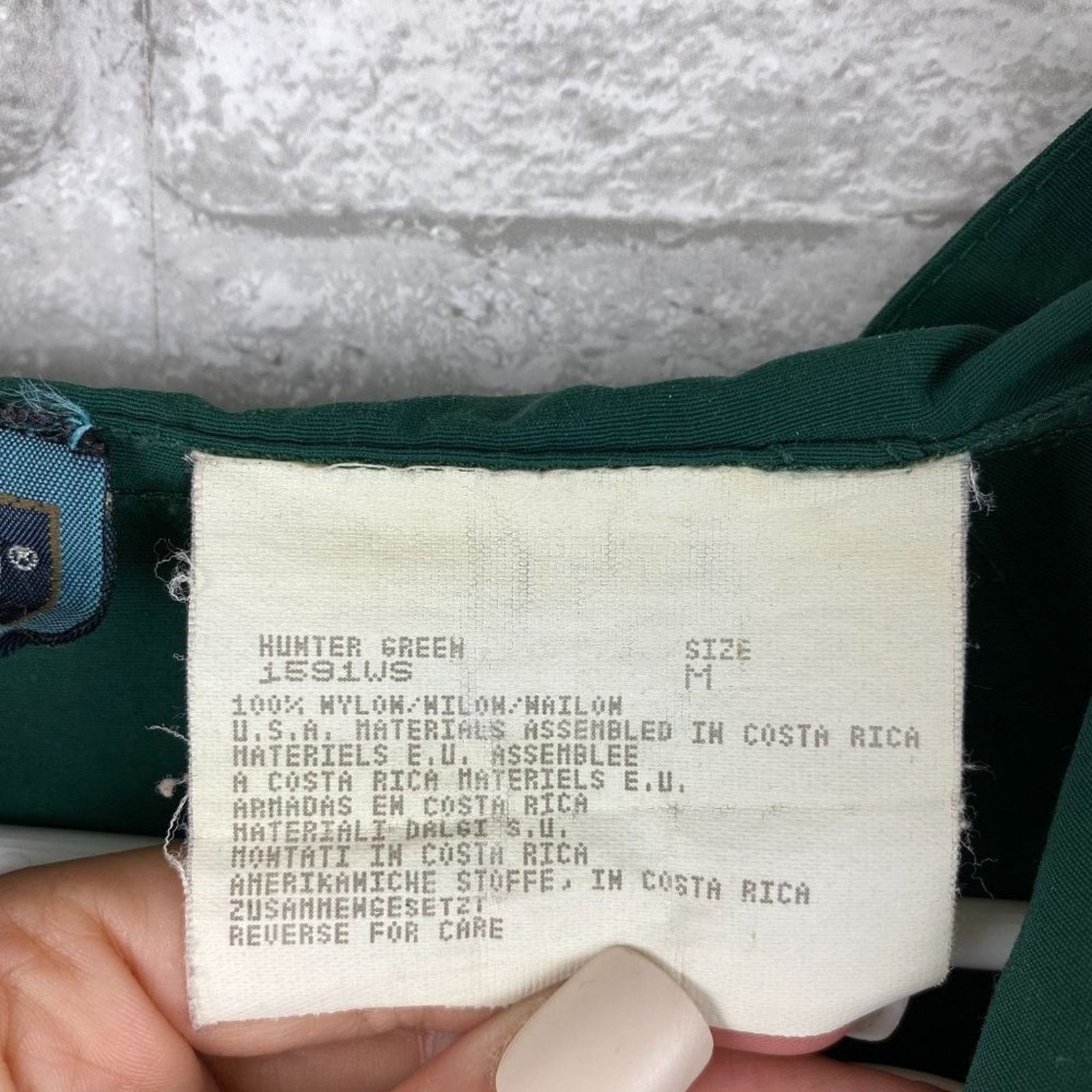 Vintage Vintage Woolrich Hunter Green Nylon Windbreaker Men's M Size US M / EU 48-50 / 2 - 3 Thumbnail