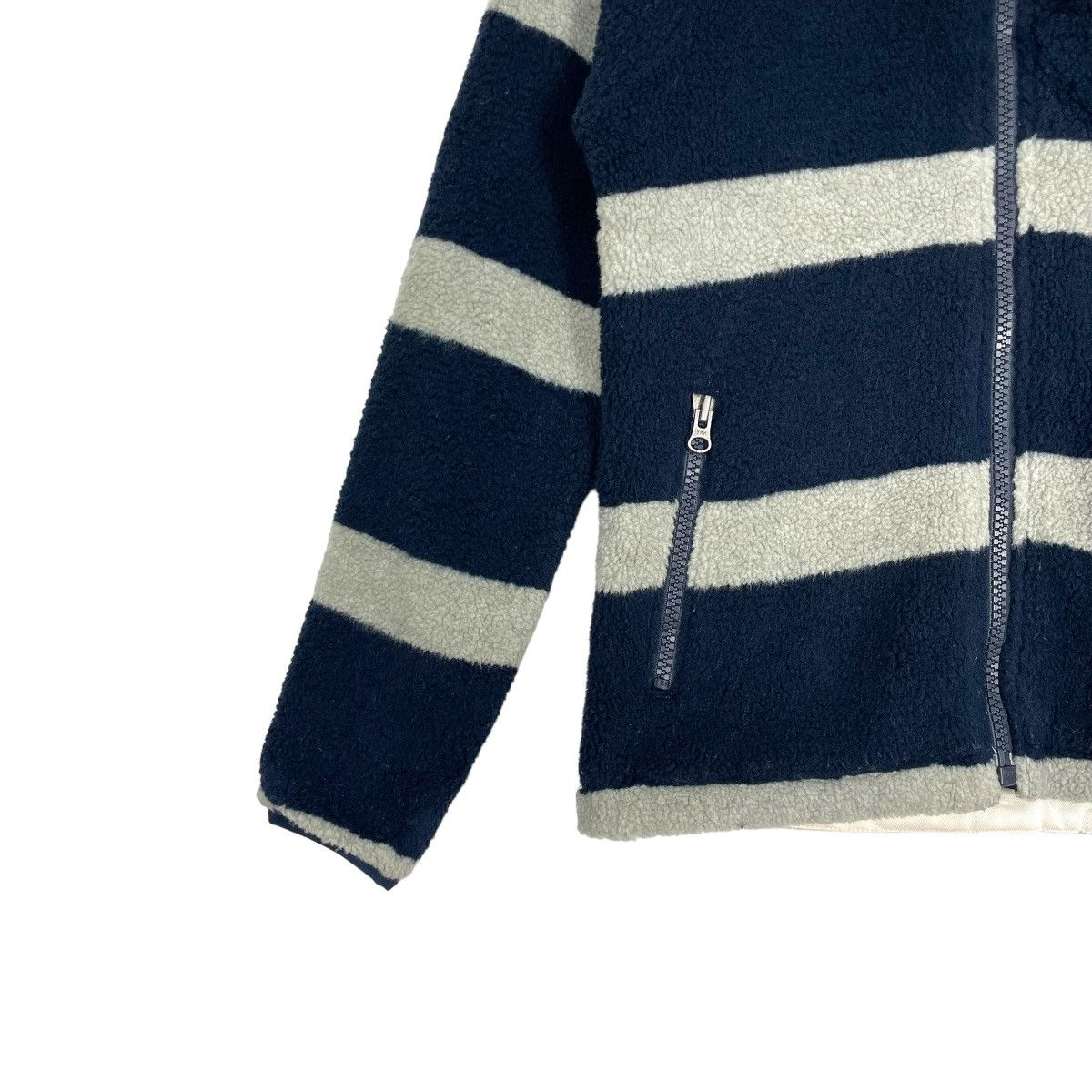 Helly Hansen Vintage Helly Hansen Fleece Jacket Hoodie Stripe Black Size US S / EU 44-46 / 1 - 8 Thumbnail