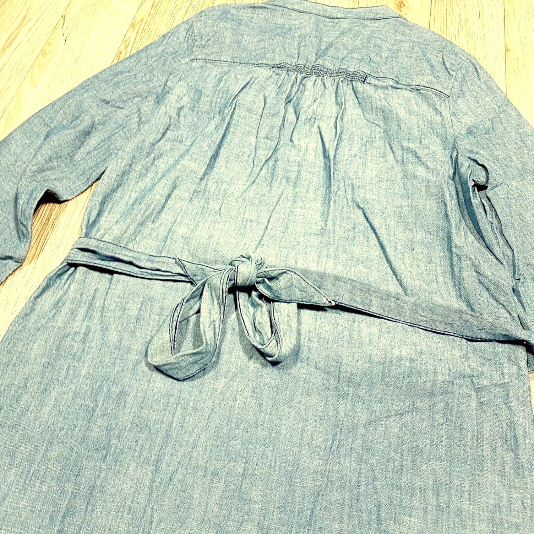 Gap Gap Marian Tunic Shirt Blue Chambrey Size UK 10 Womens BNWT Belted Long Sleeve Size L / US 10 / IT 46 - 4 Thumbnail