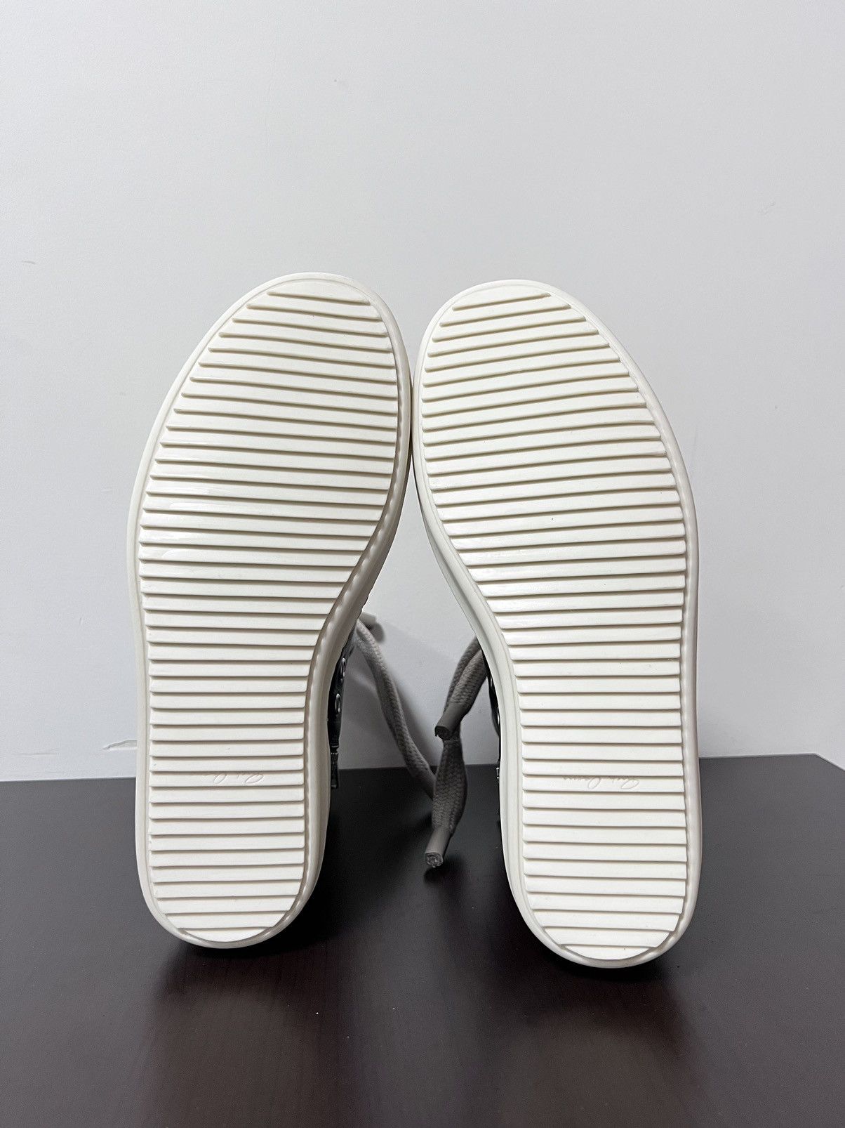 Rick Owens Rick Owens SS23 EDFU Leather Jumbo Laces Sneakers New 40 Size US 7 / EU 40 - 8 Thumbnail