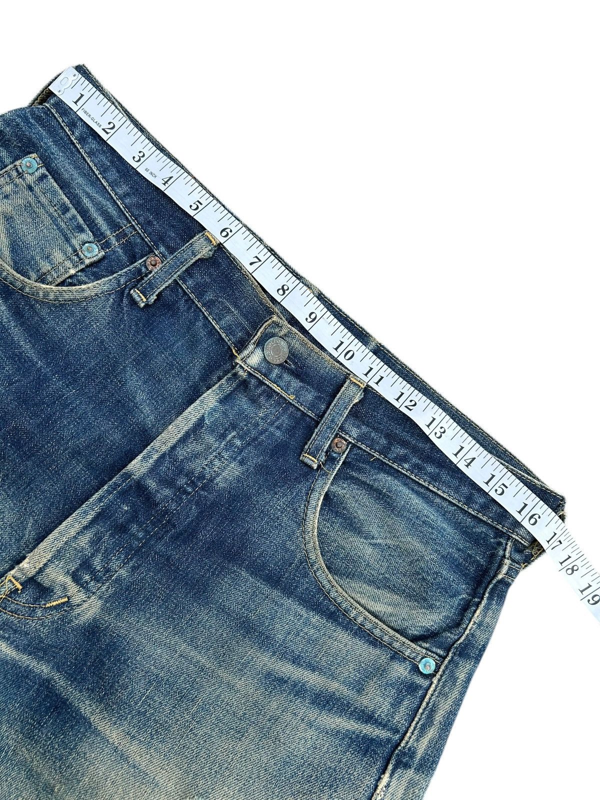 Kapital Thrashed Vintage Levis Big E Selvedge Denim Jeans Size US 33 - 18 Thumbnail