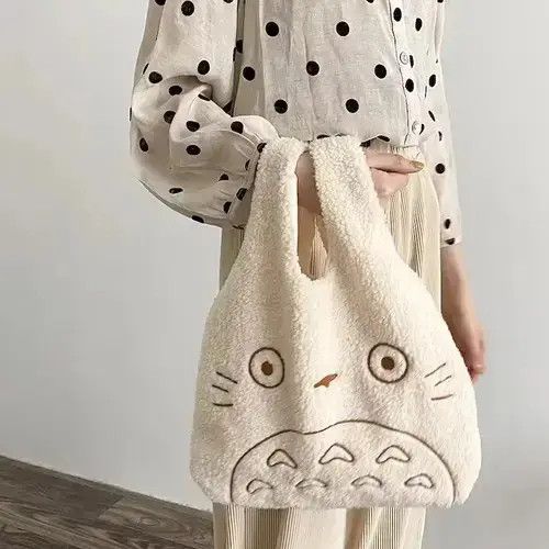 Anime Plush Tote Bag Size ONE SIZE - 4 Thumbnail