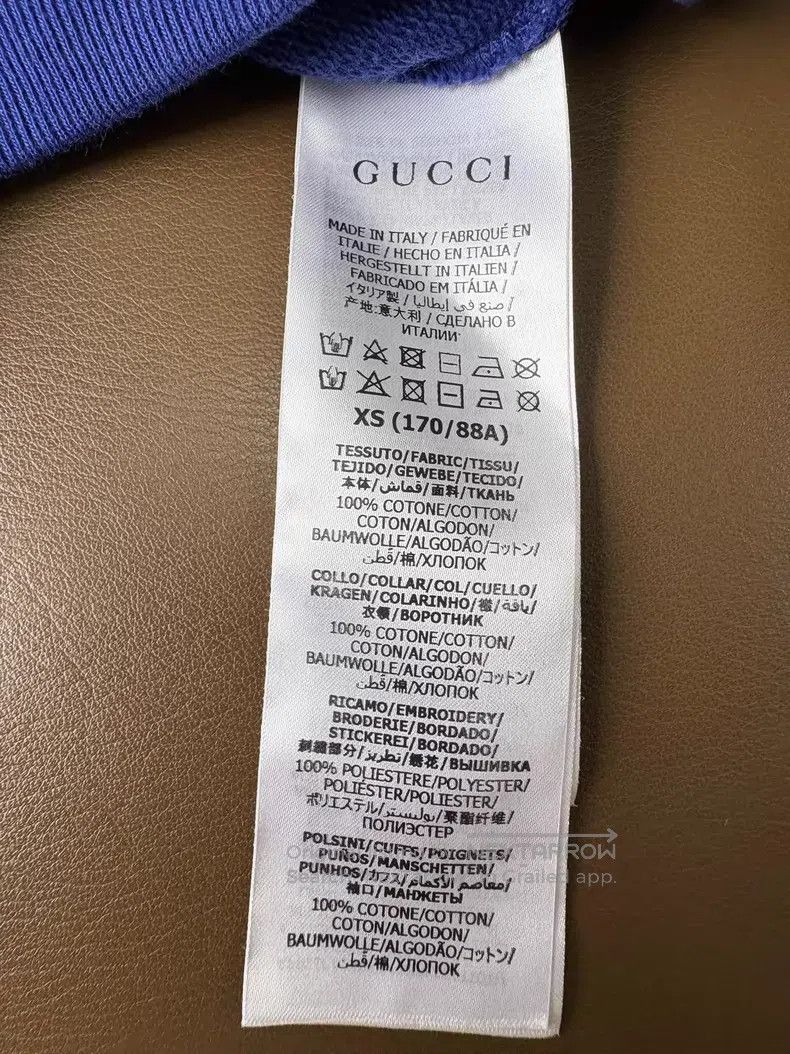 Gucci Gucci Dark blue lapel logo cat embroidery Polo short sleev Size XS / US 0-2 / IT 36-38 - 6 Thumbnail