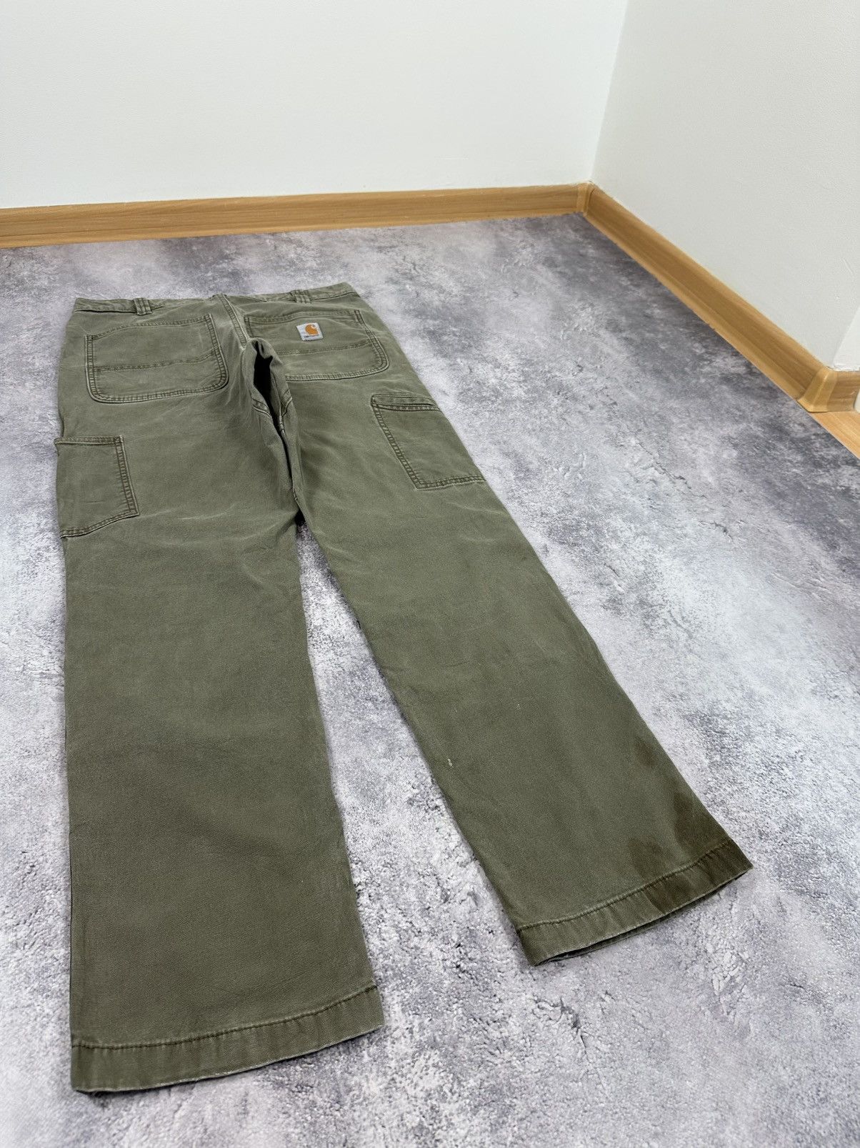 Carhartt Vintage Carhartt Double Knee Faded Khaki Y2K Carpenter Pants Size US 34 / EU 50 - 3 Thumbnail