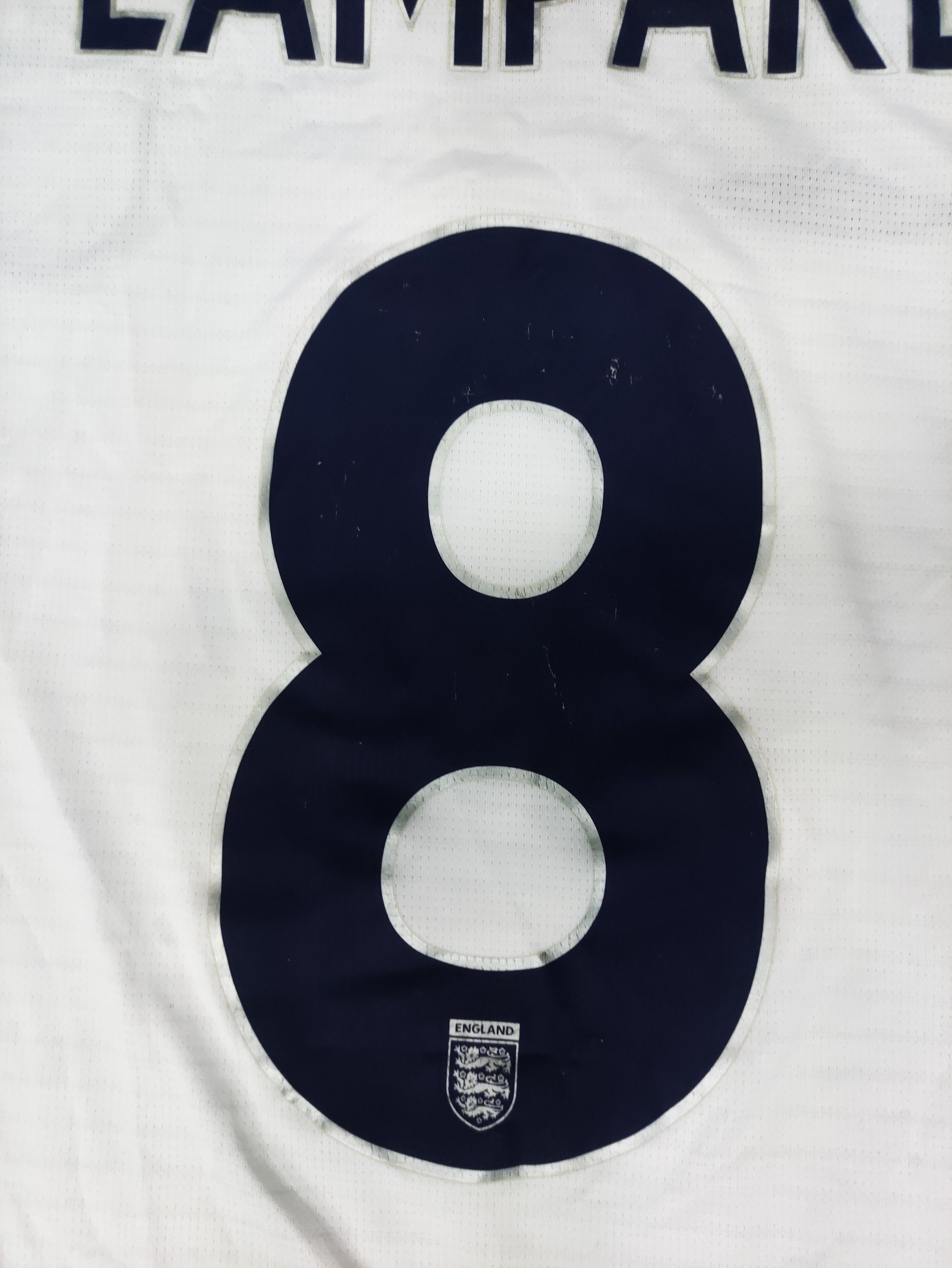 Umbro Lampard #8 England 2006 2007 Umbro Home Shirt Kit Jersey Size US XL / EU 56 / 4 - 7 Thumbnail