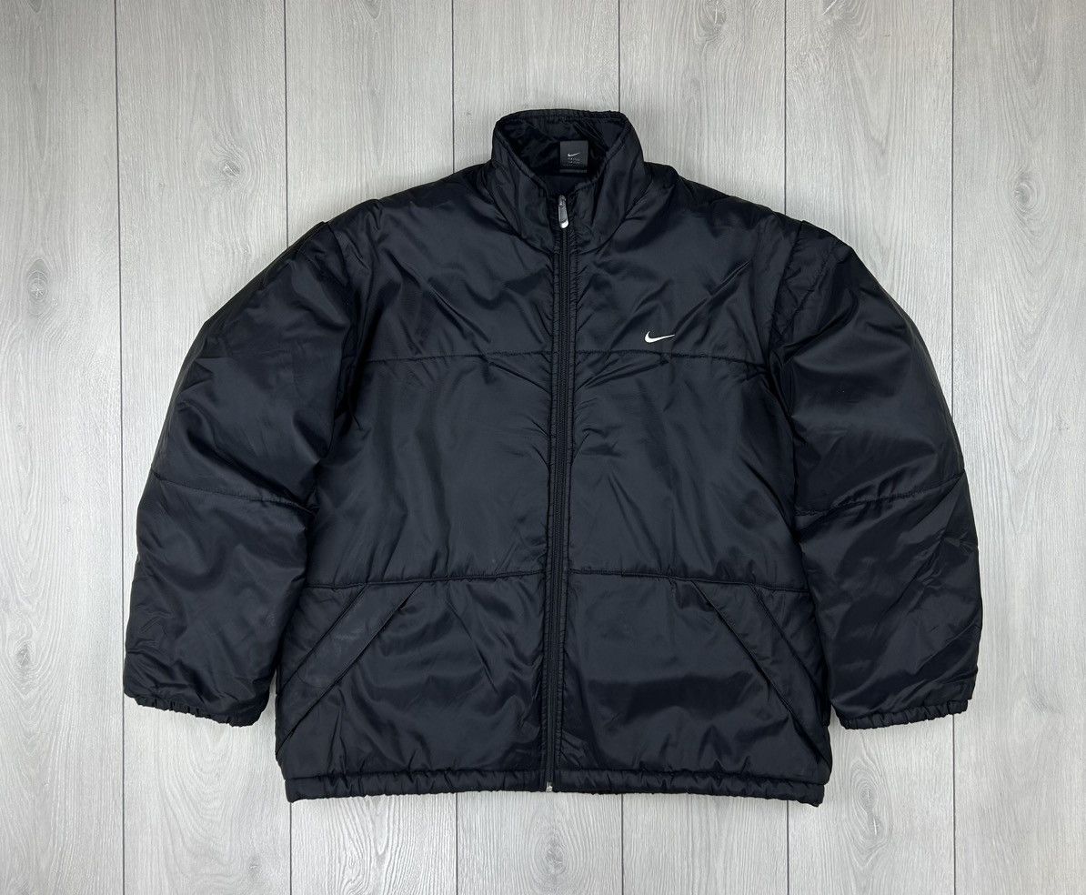Nike × Vintage Nike Vintage Black Jacket Size L - XL Size US L / EU 52-54 / 3 - 1 Thumbnail