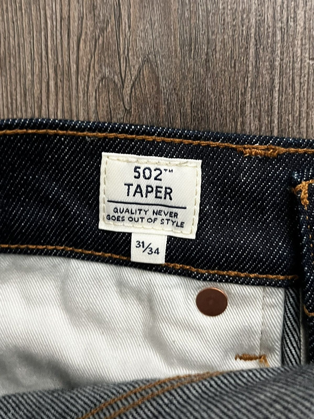 Levi's LEVIS RAW JAPANESE DENIM SELVEDGE 502 Size US 31 - 6 Thumbnail