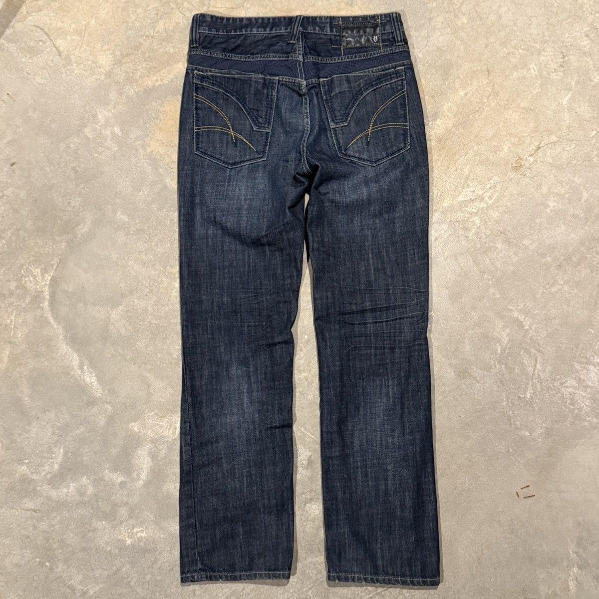 Ecko Unltd. Vintage 2000s Ecko Unltd Faded Embroidered Jeans ERD Grunge Size US 34 / EU 50 - 1 Thumbnail