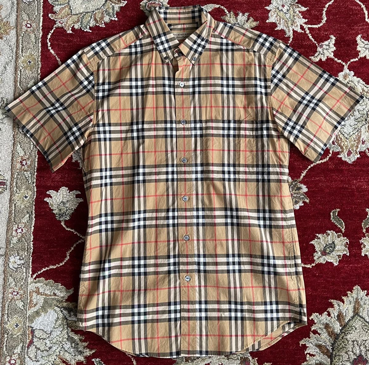 Burberry Short Sleeve Check Shirt