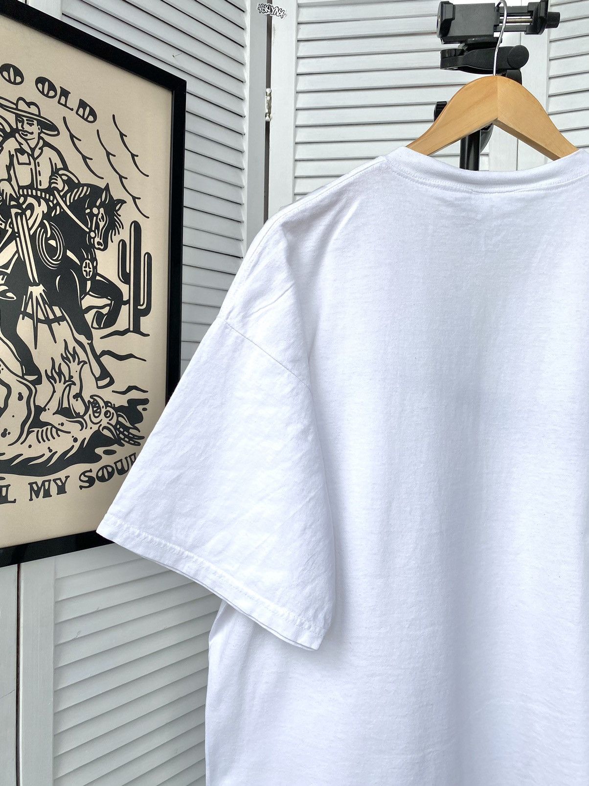 Nike × Vintage Nike Vintage Center Big Swoosh 3D Logo Baggy Tee Shirt Size US L / EU 52-54 / 3 - 11 Thumbnail