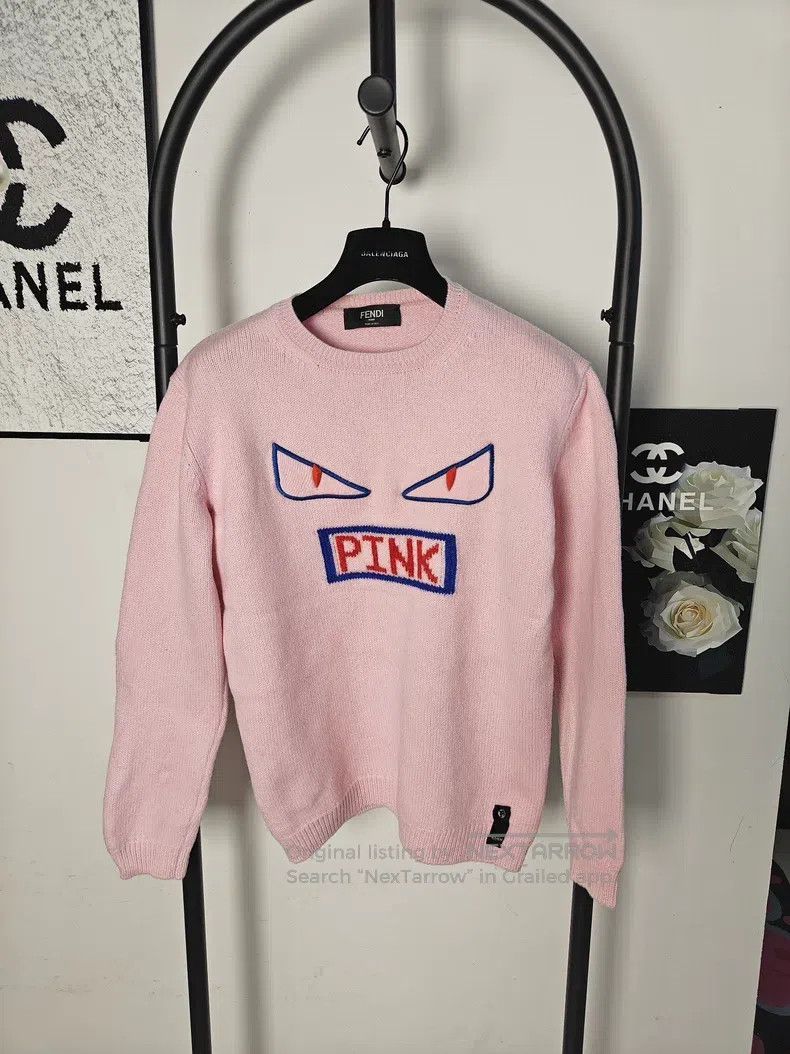 Fendi Fendi Little Monster Wool Sweater Size US M / EU 48-50 / 2 - 1 Thumbnail