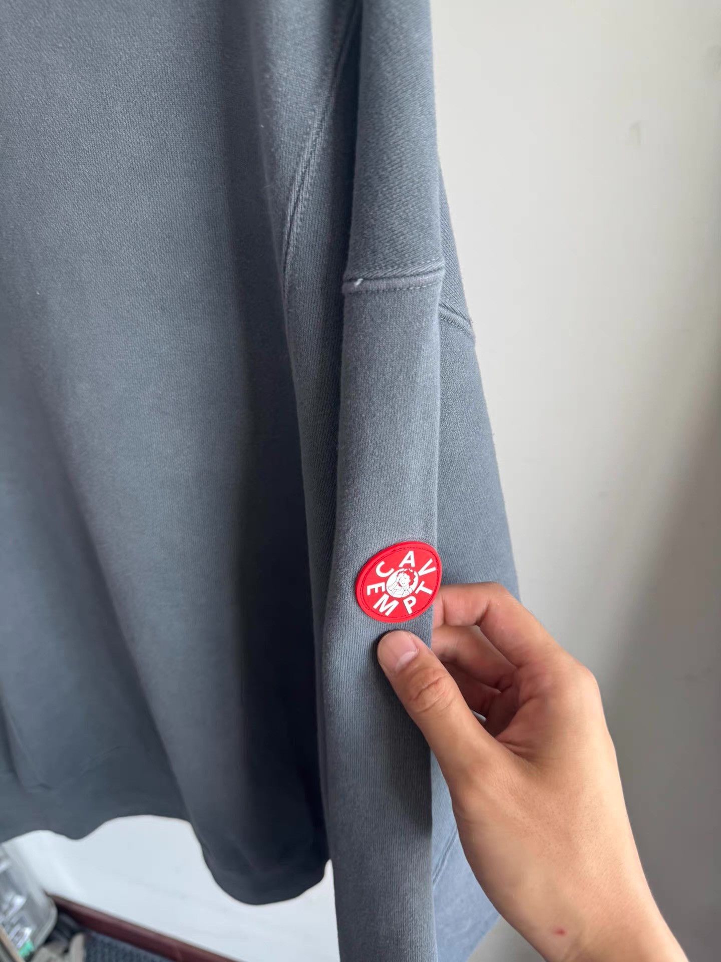 Cav Empt Cav Empt C.E Washed Grey-Blue Sweatshirt Q17 Size US L / EU 52-54 / 3 - 7 Thumbnail