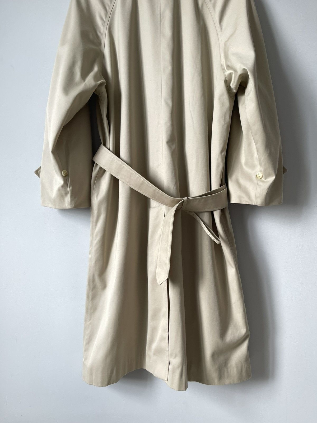 Burberry Vintage 90's Burberry Nova Check Belted Beige Trench Coat Size L / US 10 / IT 46 - 11 Thumbnail