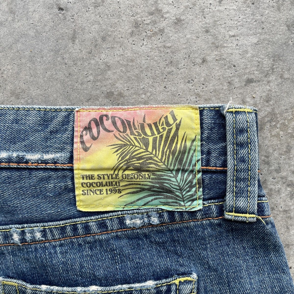 Vintage Vintage COCOLULU Baggy Jeans BigLogo Distressed Pants W34x31 Size US 34 / EU 50 - 9 Thumbnail