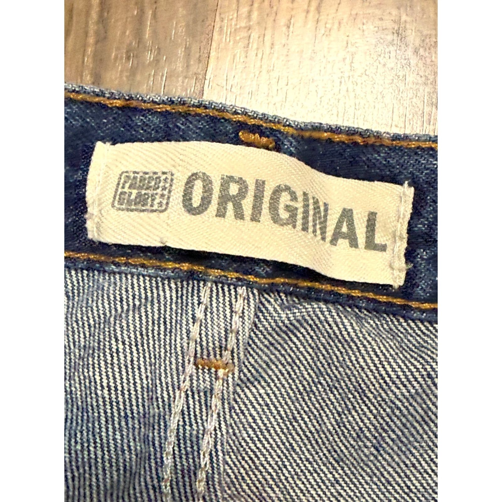 Faded Glory Faded Glory Jeans Men's 34x29 Blue Denim Straight Leg 5-Pocket Pockets Regular Rise Casual Vintage: No N/A Size US 34 / EU 50 - 5 Thumbnail