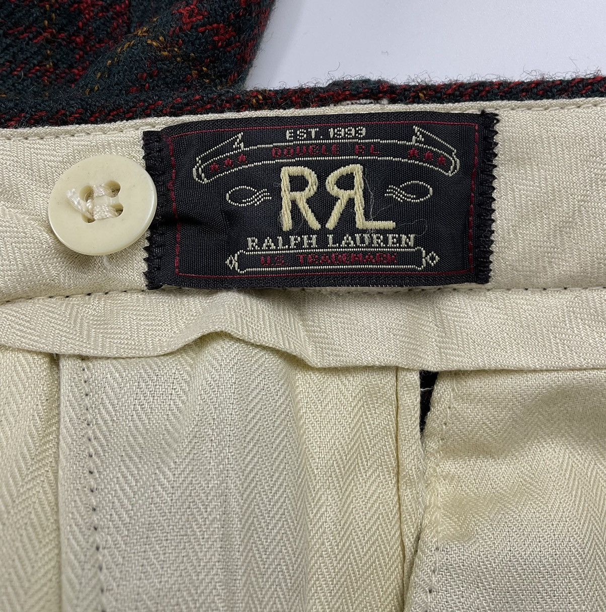 RRL Ralph Lauren Ralph Lauren RRL 1940's Plaid Wool Hunting Pants Size US 34 / EU 50 - 12 Thumbnail
