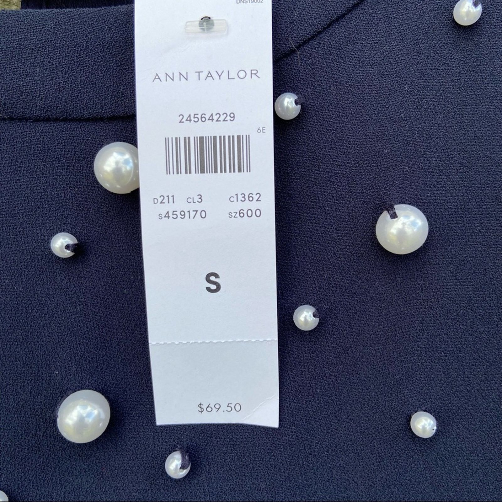 Ann Taylor NWT New Ann Taylor Womens Small Accent Short Sleeve Blouse Size S / US 4 / IT 40 - 4 Thumbnail