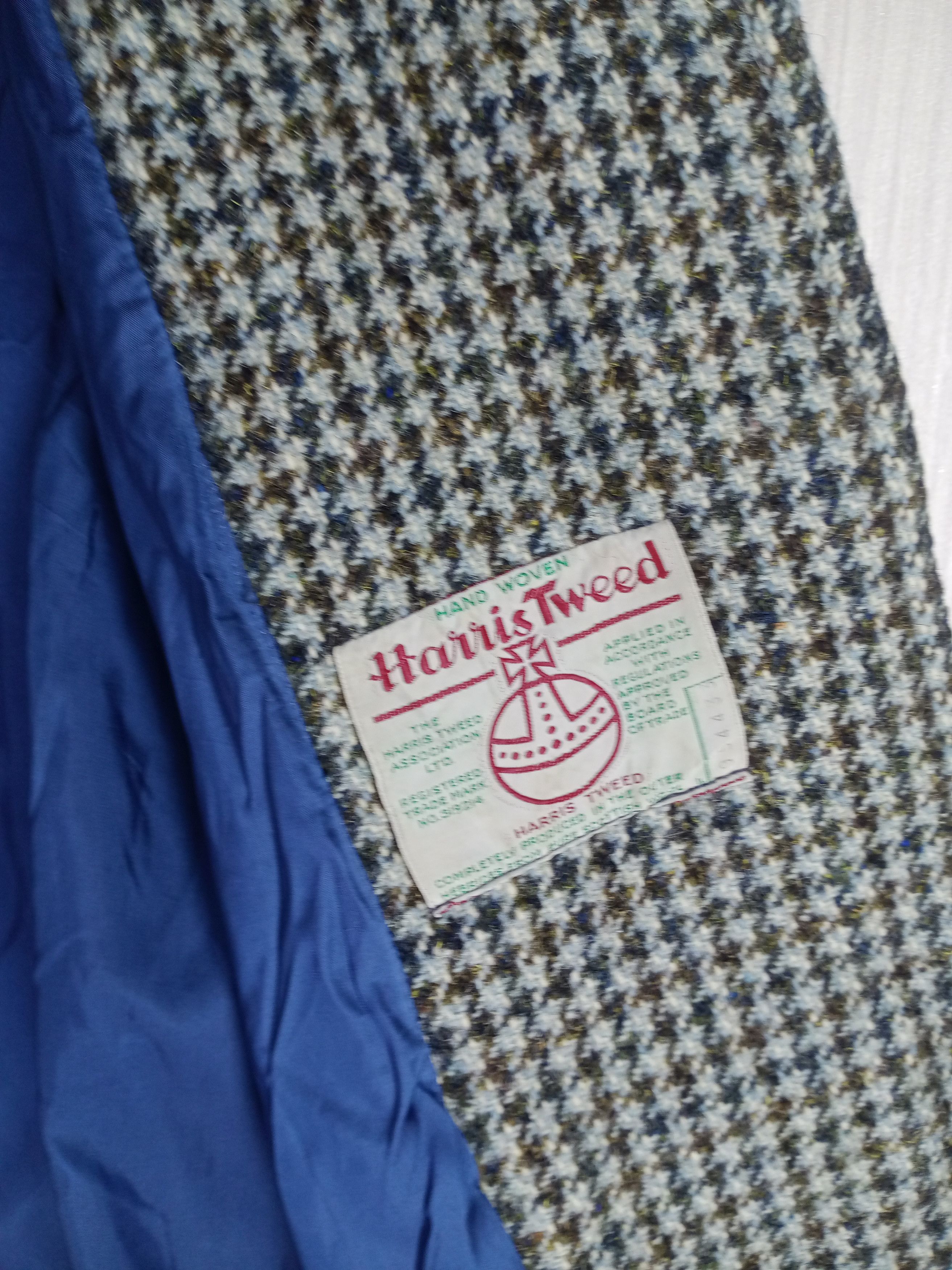 Harris Tweed Rare Vintage 80s Harris Tweed Wool Trench Coat Jacket Size US M / EU 48-50 / 2 - 4 Thumbnail