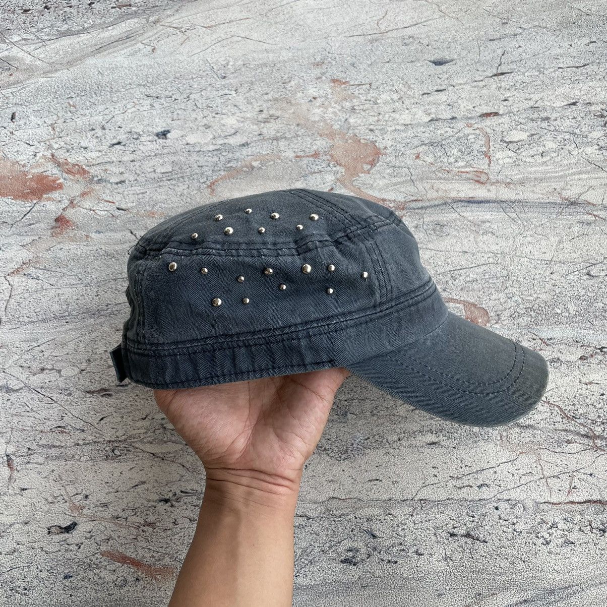 Japanese Brand Vintage Studded Faded Commando Hat Size ONE SIZE - 5 Thumbnail