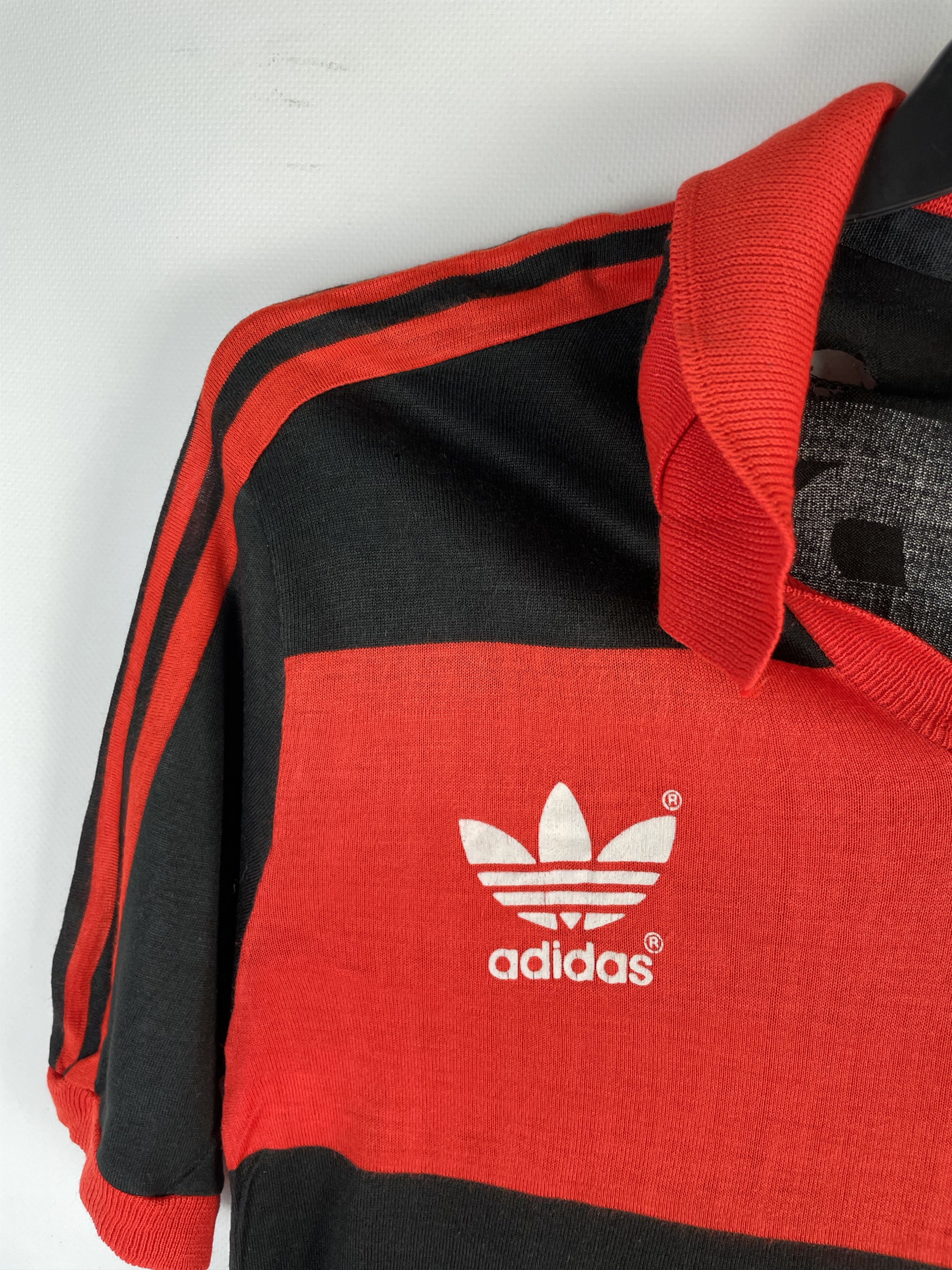 Adidas Vintage Adidas CR Flamengo 1985-1987 Size US L / EU 52-54 / 3 - 6 Thumbnail