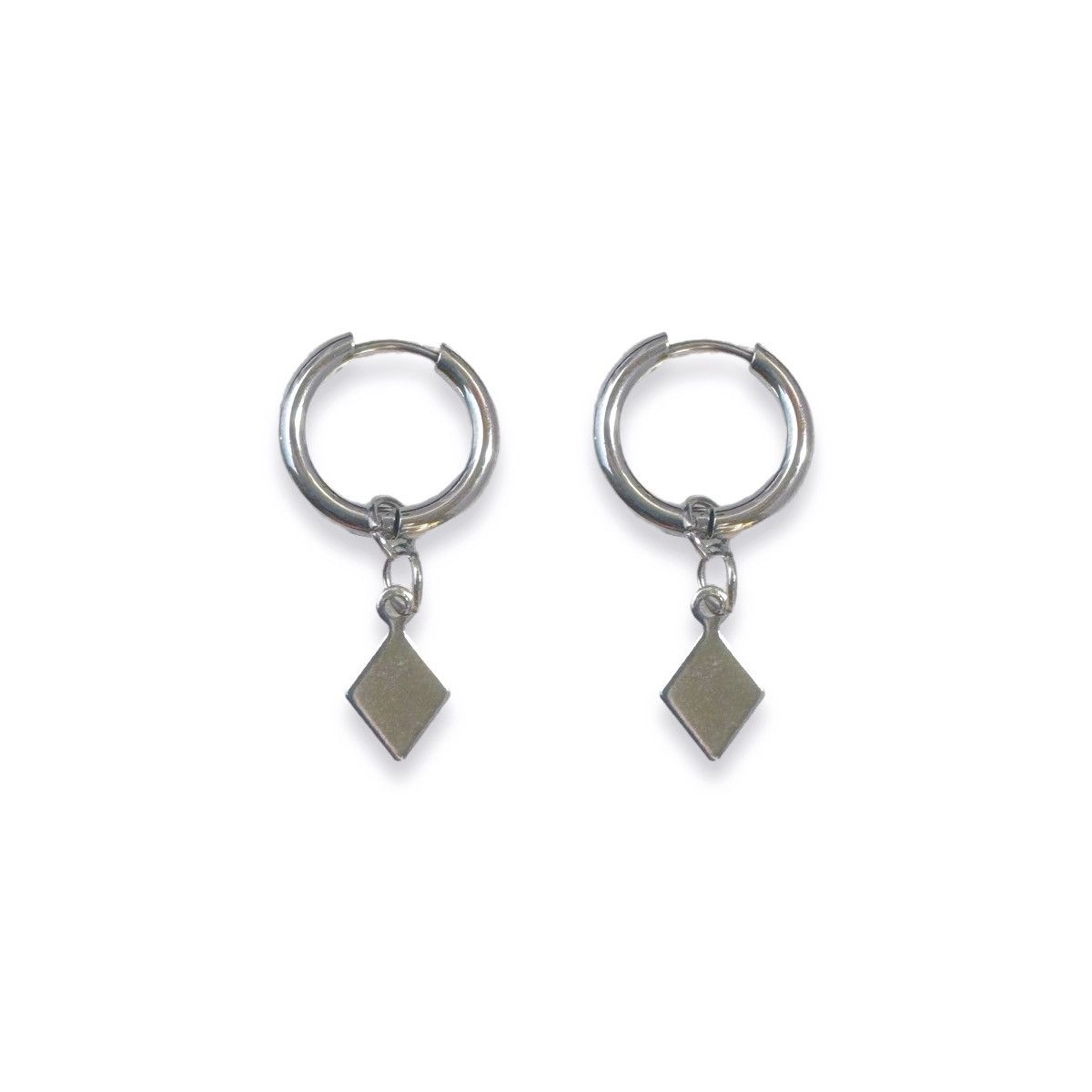 Designer Geometry Square Dangle Drop Earrings for Men Women Size ONE SIZE - 1 Thumbnail
