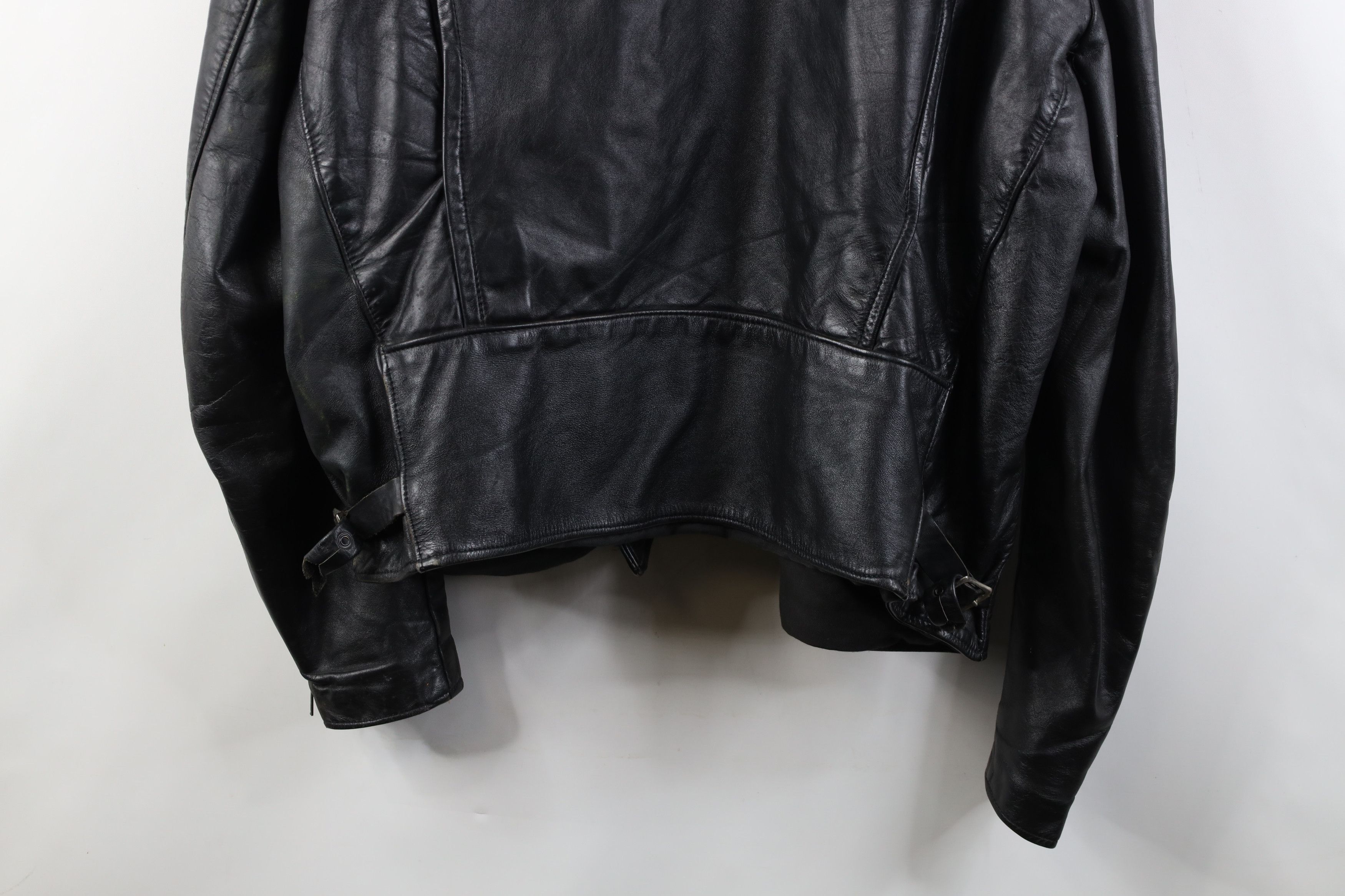 Vintage AS IS Vintage 60s 70s Brooks Cafe Racer Bomber Jacket USA Size US XXL / EU 58 / 5 - 19 Thumbnail
