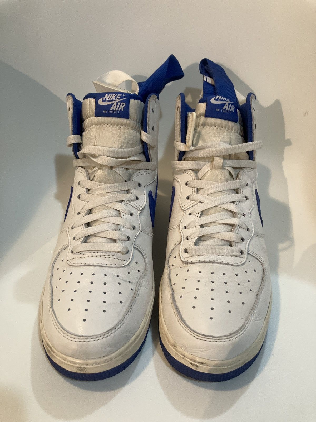 Nike Air Force High White Game Royal Blue