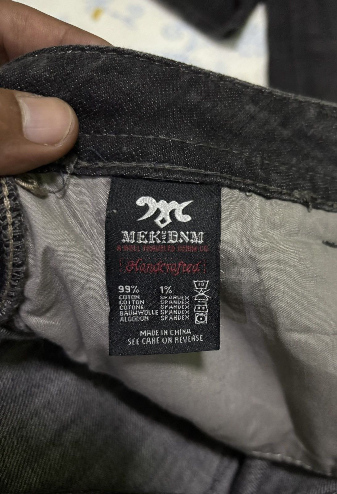 MEK × Mek Denim Mek Denim Streetwear Distressed Denim Size US 33 - 22 Thumbnail