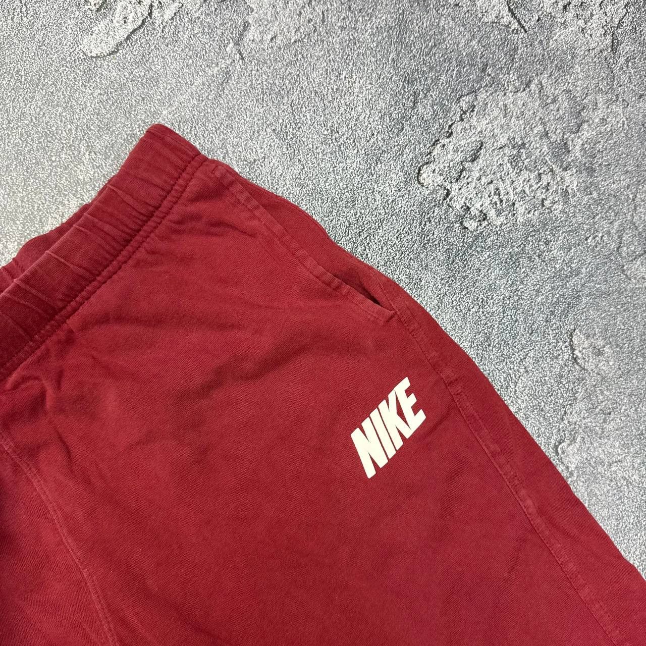 Nike Nike Red Shorts Vintage , Streetwear , Drill Y2k Sk8 Size US 34 / EU 50 - 2 Thumbnail