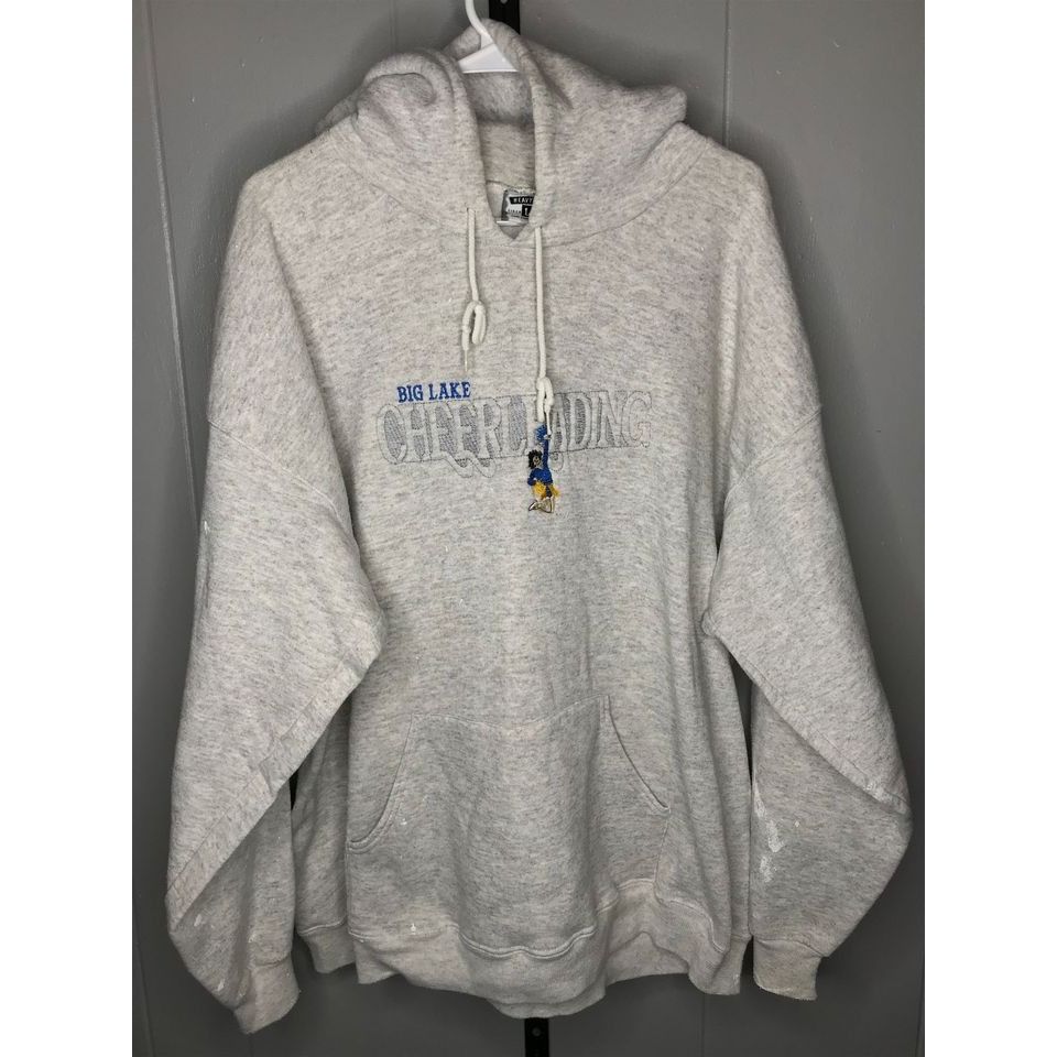 Vintage Vintage 80's Cheerleader women hoodie sweatshirt sz 2XL Size XXL / US 16-18 / IT 52-54 - 1 Thumbnail