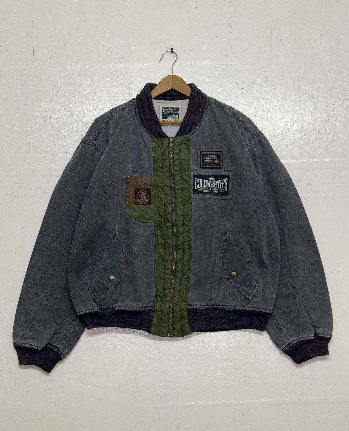 Vintage Bomber Jacket Kearney House Sunfaded Size US L / EU 52-54 / 3 - 4 Thumbnail