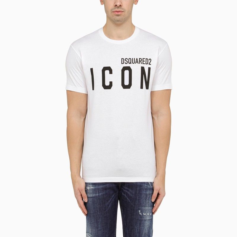 image of Dsquared2 Icon T-Shirt White, Men's (Size Small)