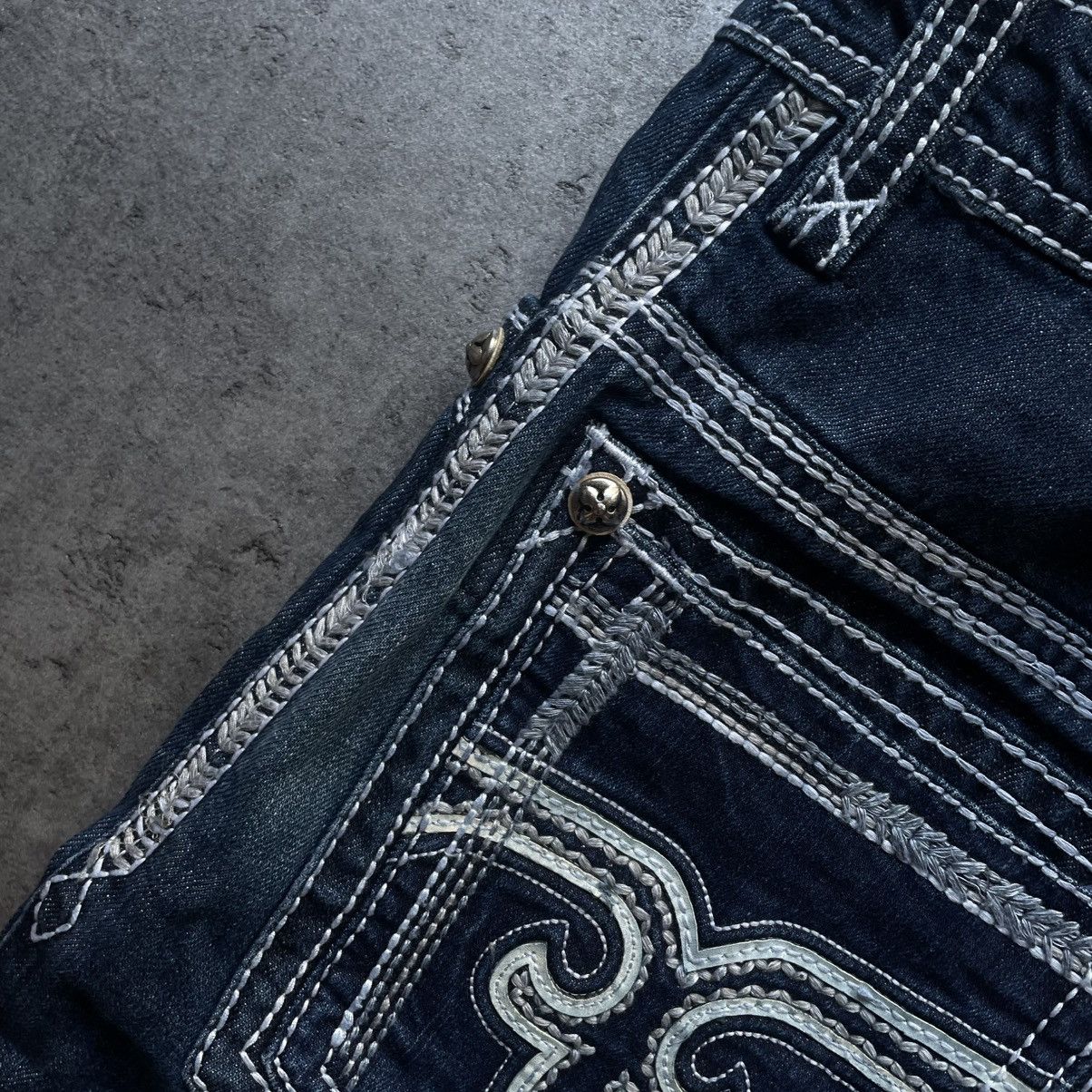 Rock Revival NWT Rock Revival Cyrek Straight Fit Pocket Logo Pants Size US 34 / EU 50 - 4 Thumbnail