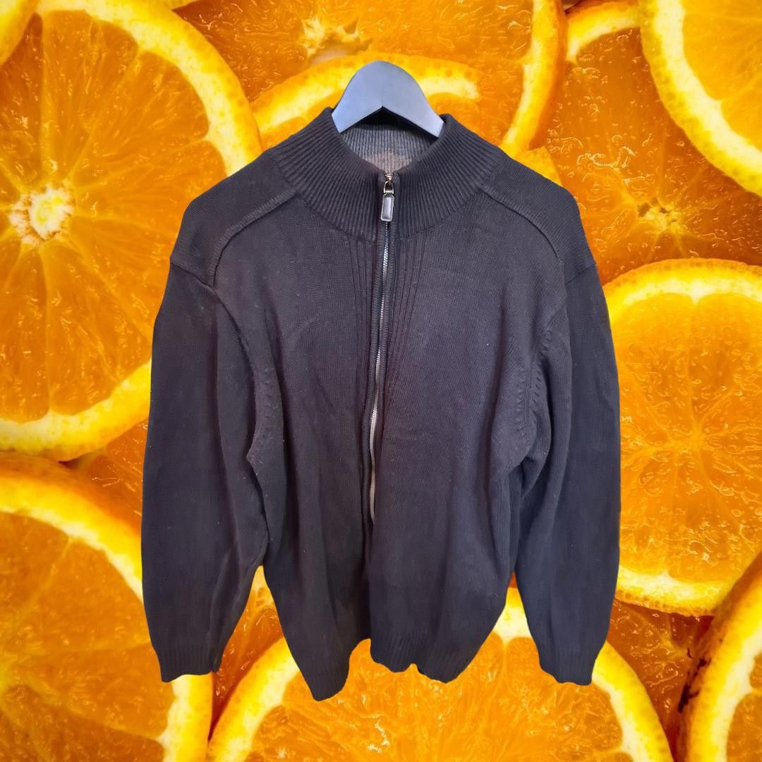 Other Oliver & Burke Black Full Zip Sweater Size XL Size US XL / EU 56 / 4 - 1 Thumbnail