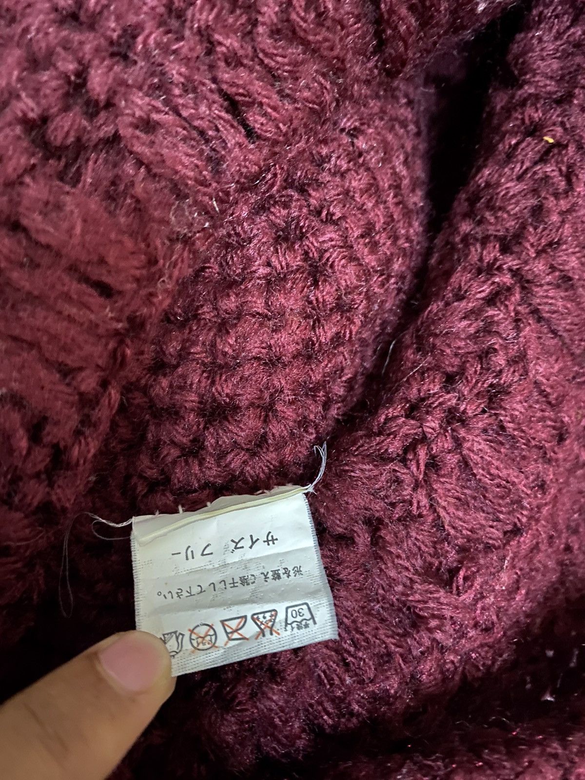 Japanese Brand × Vintage Japanese Brand Rare Design Knit Beanie Hat Size ONE SIZE - 5 Thumbnail