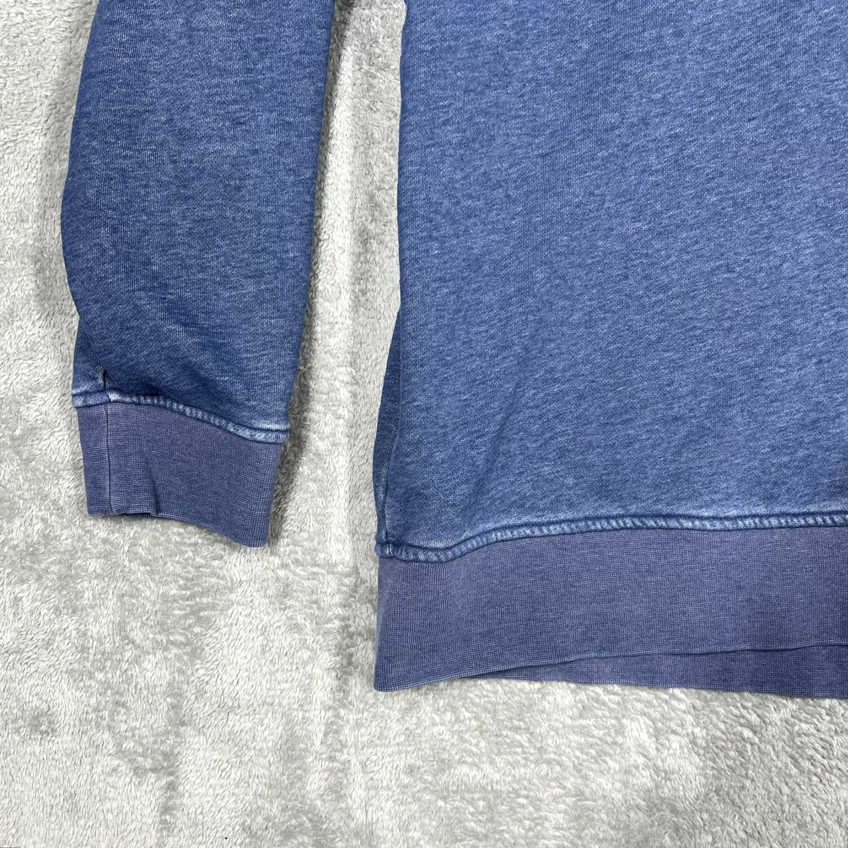 Orvis Orvis Men’s 2XL 1/4 Zip Sweatshirt Blue Pullover Knit Mock Neck Rib Cuff Button Snap All Seasons Casual Pullover Men’s Knit Top Fishing Logo 1/4 Zip Size US XXL / EU 58 / 5 - 5 Thumbnail