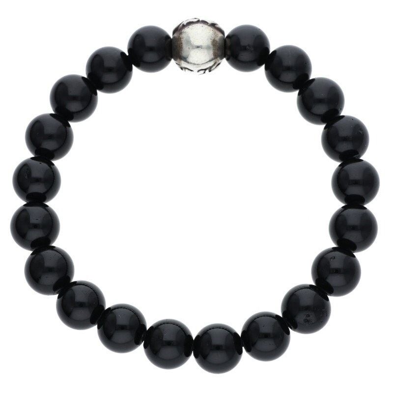 Chrome Hearts Chrome Hearts Black Tourmaline Bead Bracelet Size ONE SIZE - 2 Thumbnail