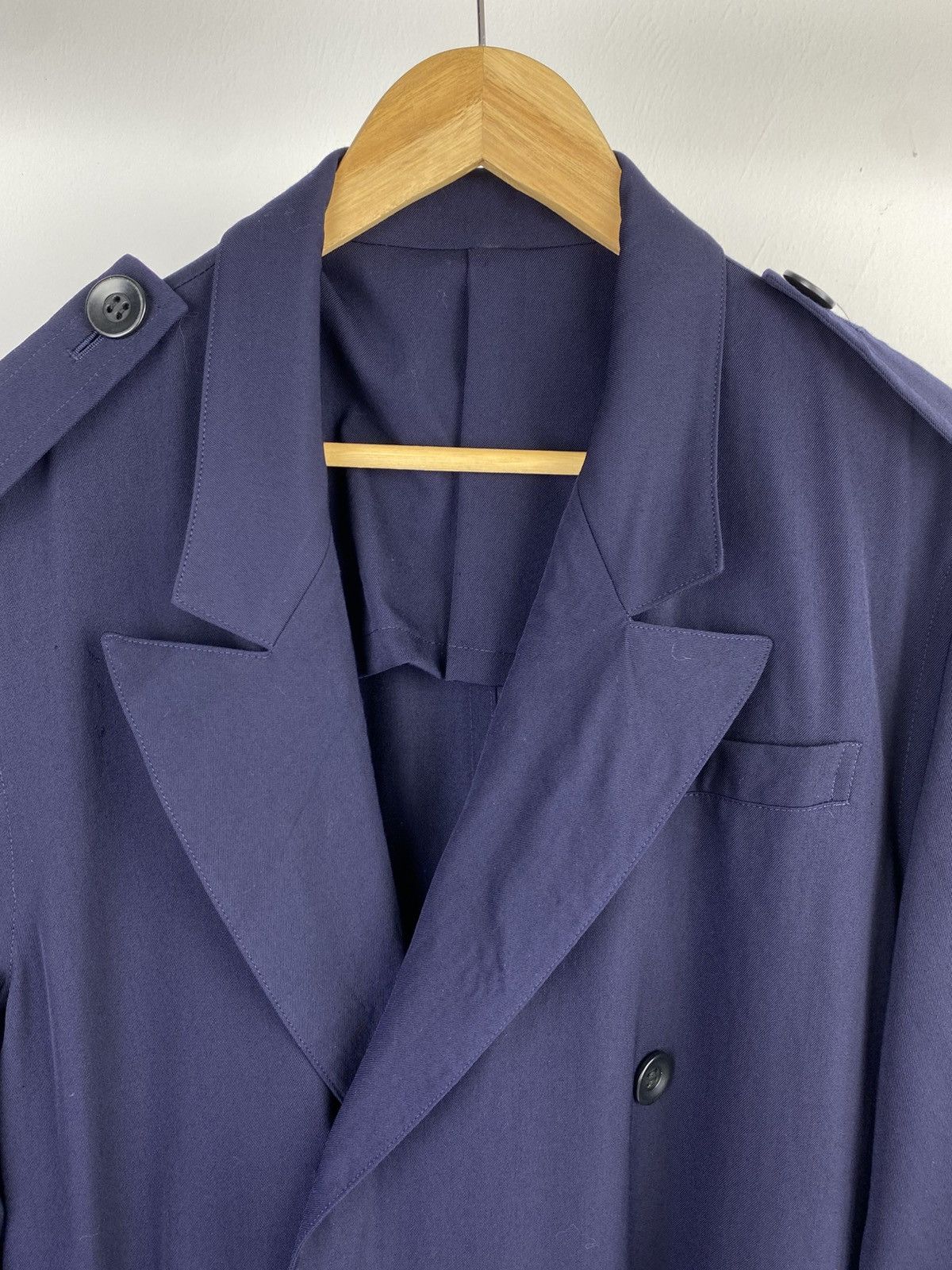 Yohji Yamamoto Vintage 90’s Y’s by Yohji Yamamoto Double Breast Coat Size US L / EU 52-54 / 3 - 6 Thumbnail