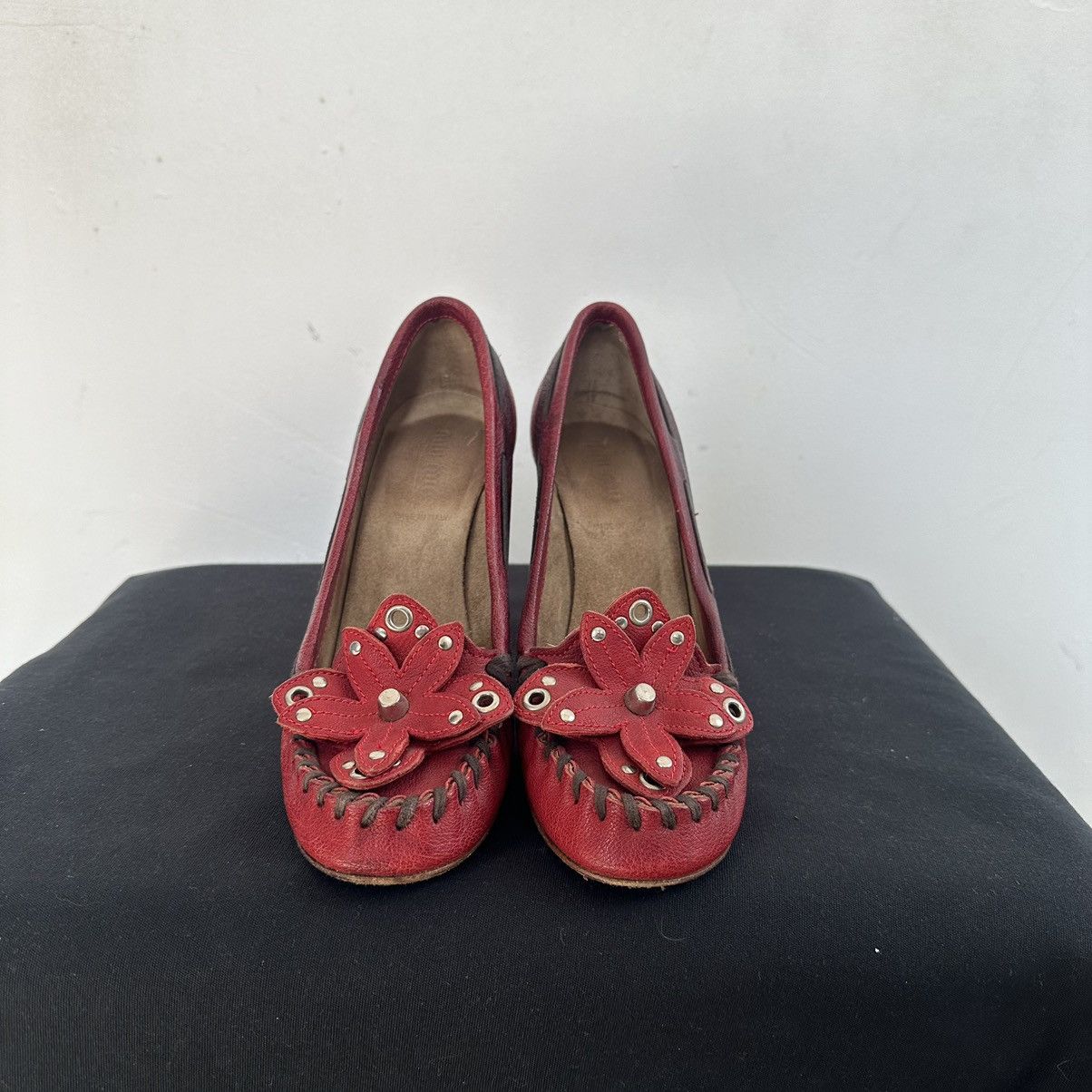 Miu Miu RARE MIU MIU archive ITALY BY PRADA HEELS Size US 6.5 / IT 36.5 - 4 Thumbnail