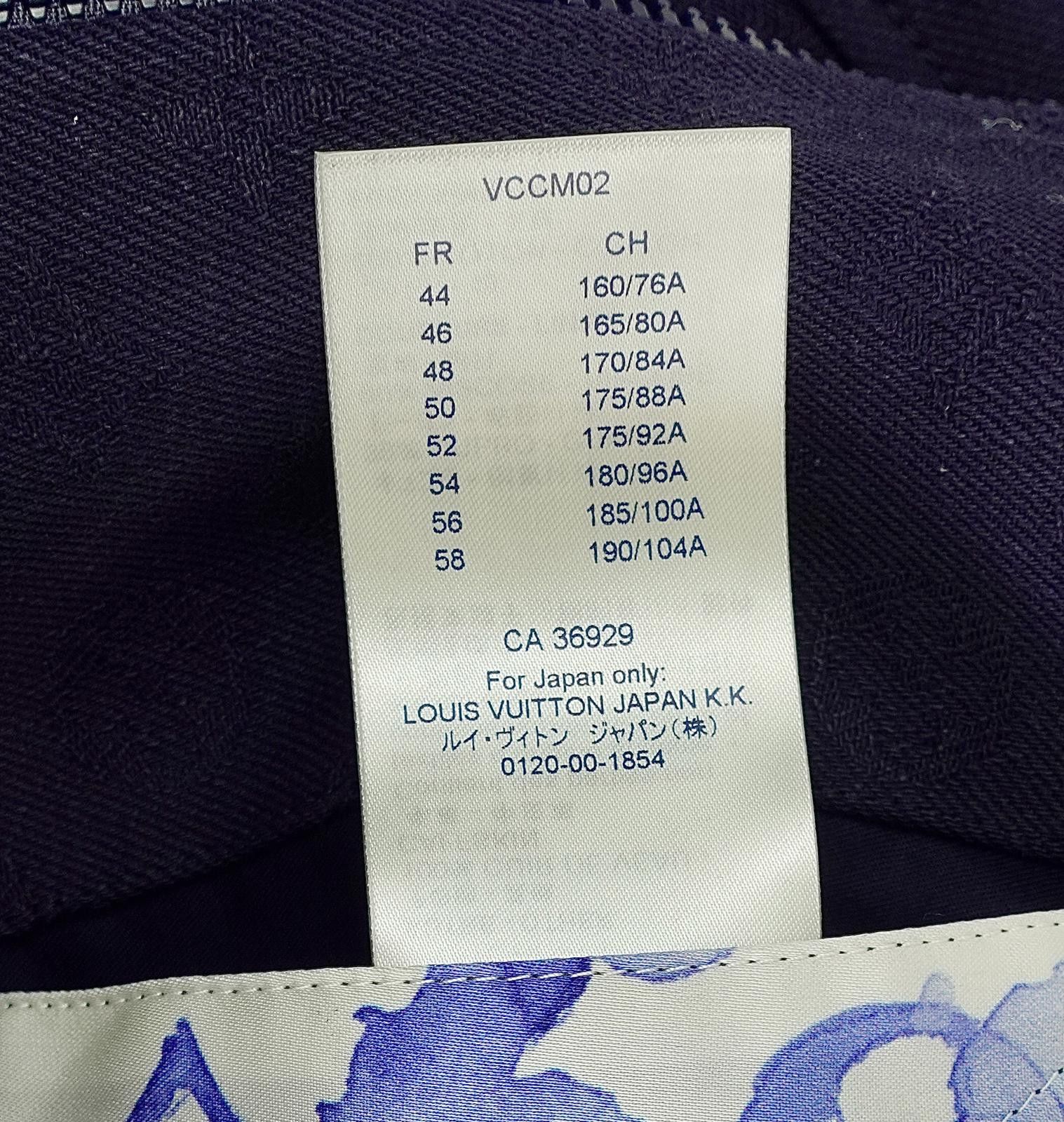 Louis Vuitton Louis Vuitton Monogram Denim Varsity Jacket in Navy Blue Size ONE SIZE - 7 Thumbnail