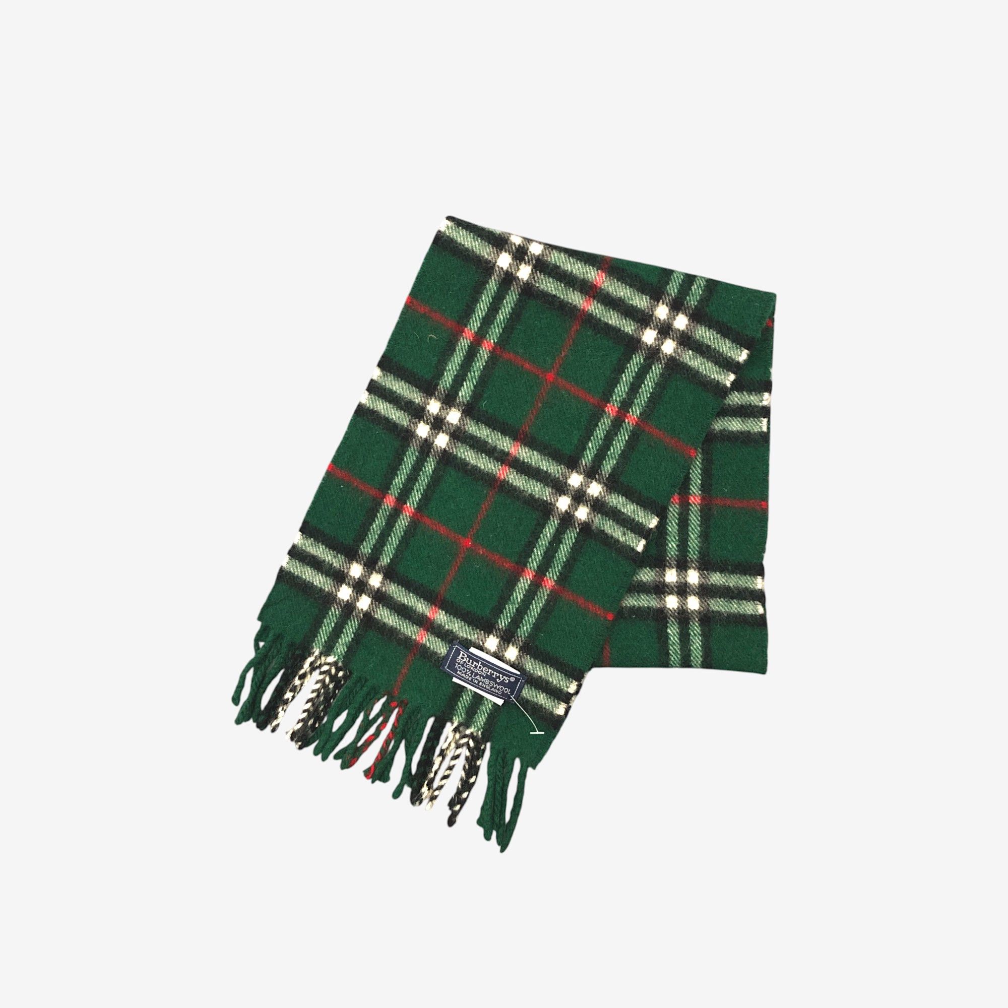 Burberry Vintage Burberry Scarf Muffler Wool Winter Scarves Size ONE SIZE - 2 Thumbnail