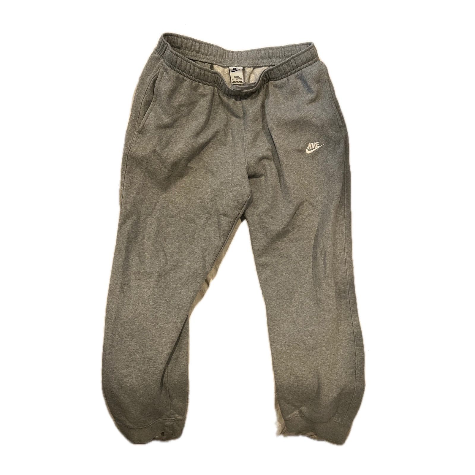 Nike Nike Gray Cuffed Ankle Sweatpants Joggers Mens XXL Size US 40 / EU 56 - 1 Thumbnail